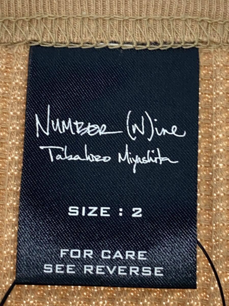 Number (N)ine SS10 Waffle Raglan Long Sleeve Tee Size US M / EU 48-50 / 2 - 4 Thumbnail