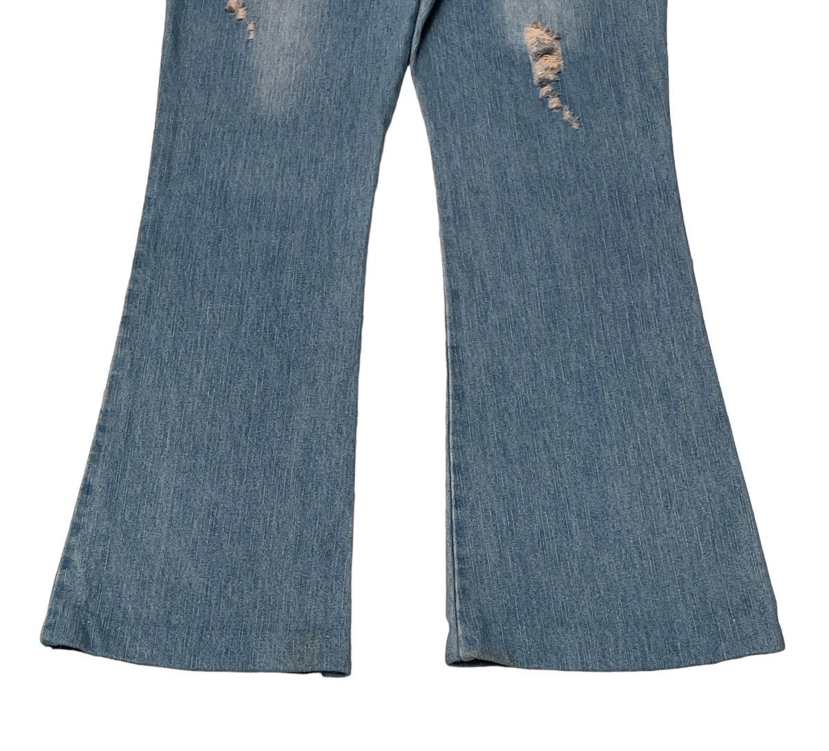 Japanese Brand × Vintage Vintage Japanese Brand Jouer Aux Echecs Flared Jeans 1990s Size US 30 / EU 46 - 9 Thumbnail