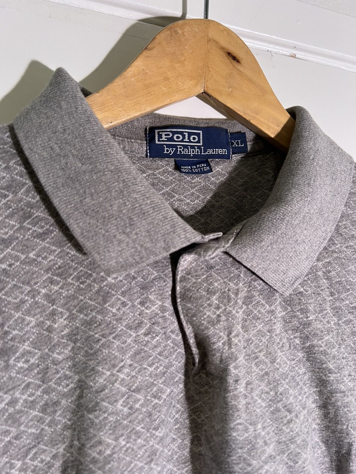 Polo Ralph Lauren Y2K 2000’s 90’s VTG Vintage Polo Ralph Lauren Gray Shirt Size US XL / EU 56 / 4 - 7 Thumbnail