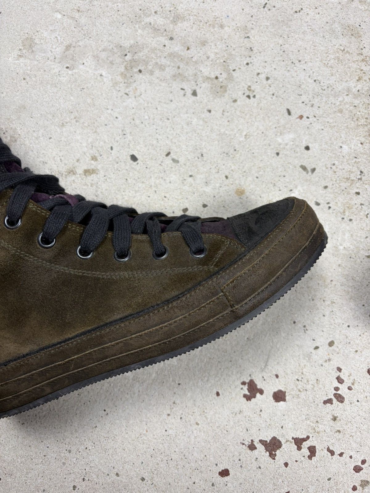 Ann Demeulemeester Ann Demeulemeester Scamosciato Suede High Top Sneakers Size US 10 / IT 40 - 3 Thumbnail