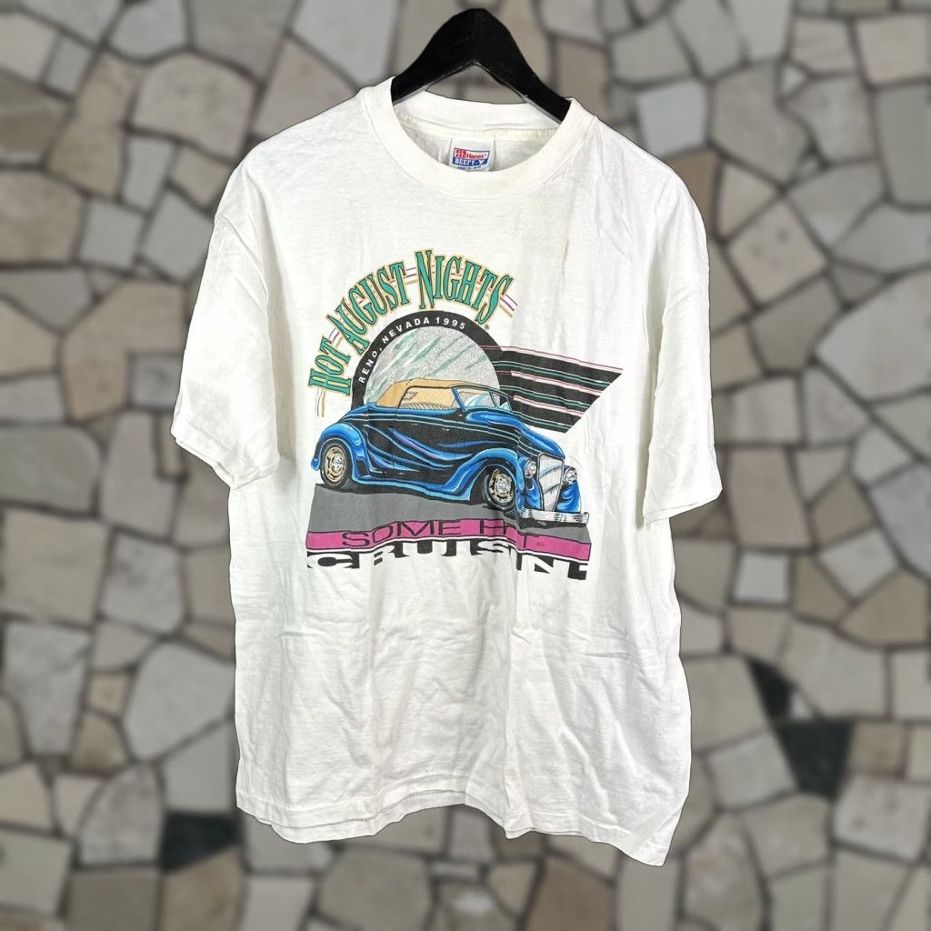 Vintage VINTAGE 1995 90s Cruisin Car Show T-shirt Reno NV X-Large Shirt Adult XL Mens Size US XL / EU 56 / 4 - 1 Thumbnail
