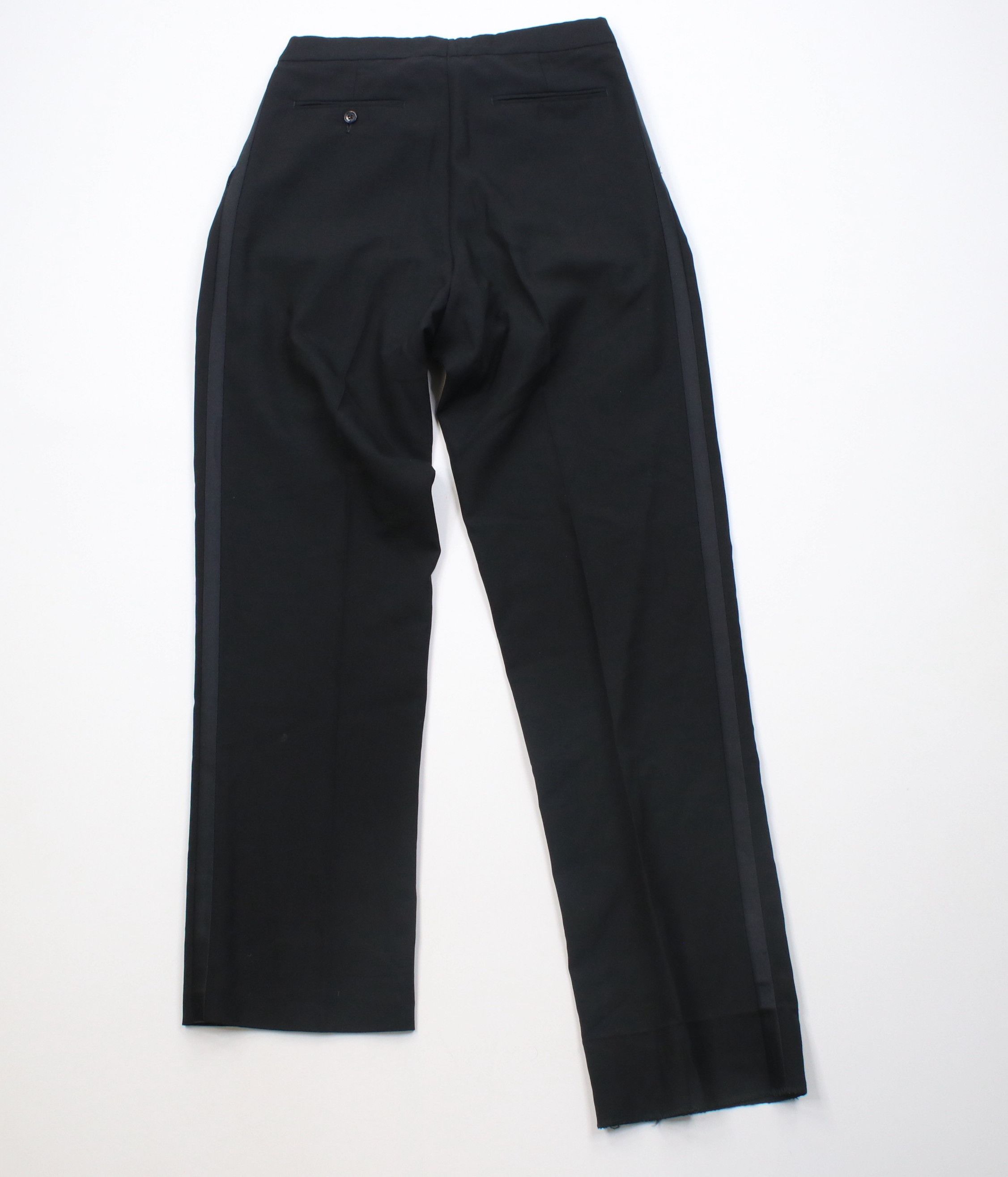 Vintage Vintage 90s Streetwear Wool Knit Tuxedo Pants Black USA Size US 30 / EU 46 - 10 Thumbnail