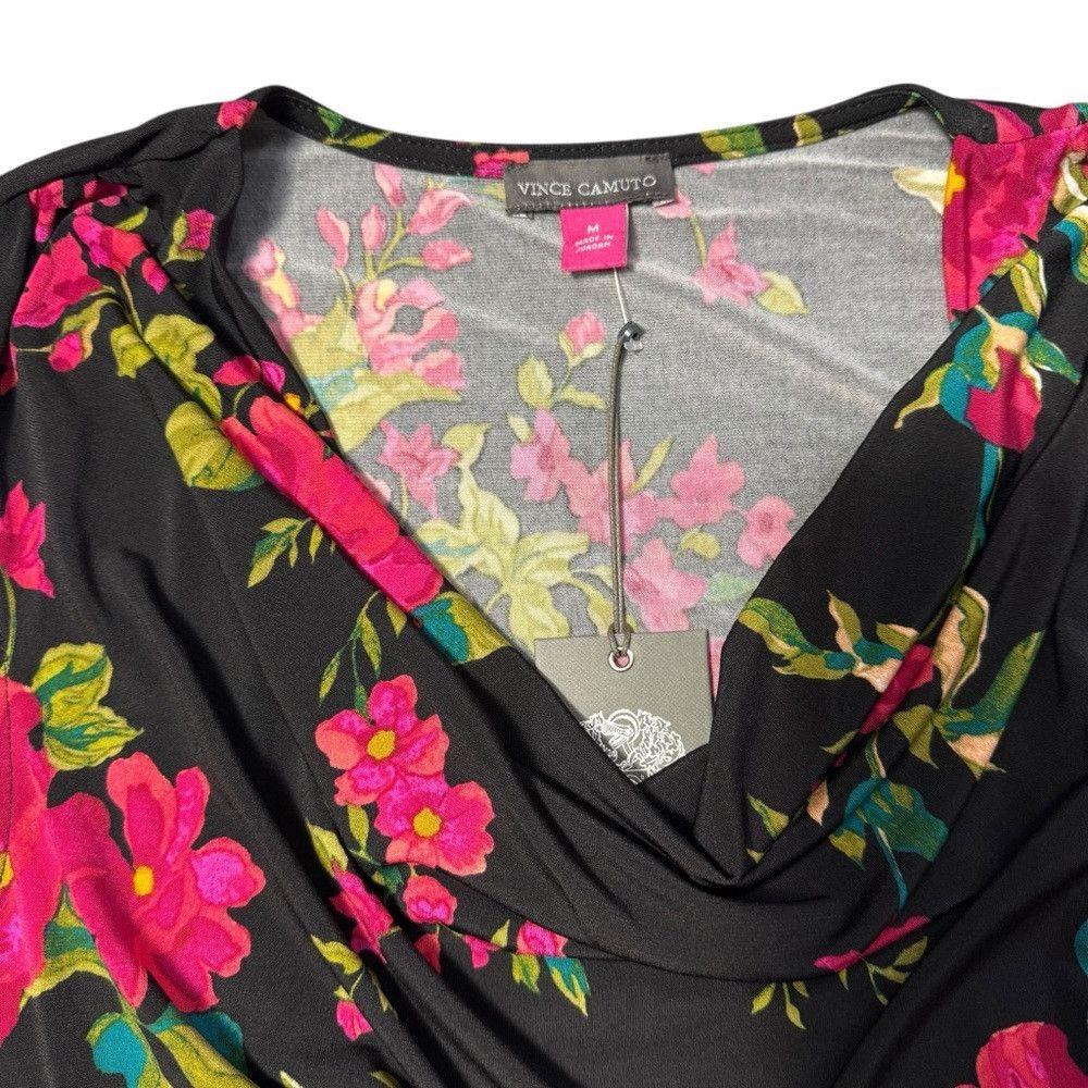 Vince Camuto NWT New Vince Camuto Floral Cowl Neck Sleeveless Blouse Siz Size M / US 6-8 / IT 42-44 - 9 Thumbnail