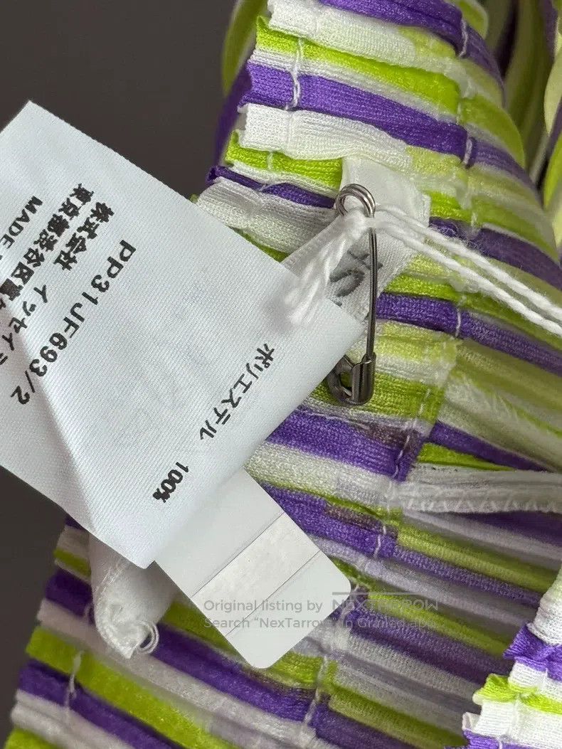 Issey Miyake Issey Miyake Vertical Striped Slim Straight Pants Size 25" / US 0 / IT 36 - 4 Thumbnail