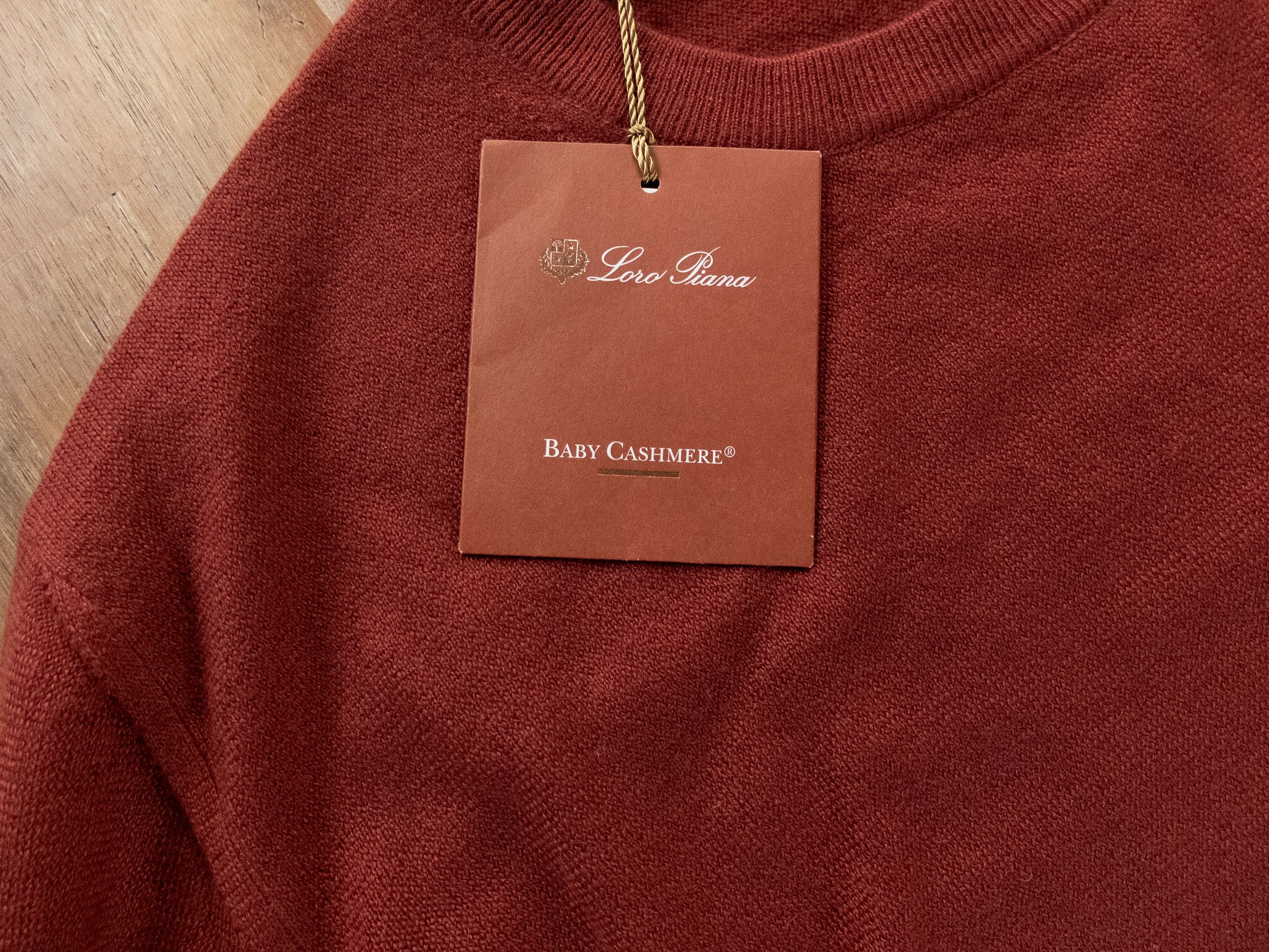 Loro Piana LORO PIANA brick red baby cashmere sweater Medium Size US M / EU 48-50 / 2 - 3 Thumbnail