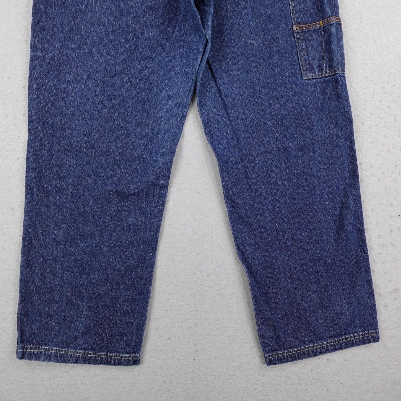 Denime VINTAGE Willie Esco Duns Jeans Mens 38x32 Blue Denim Carpenter Loose Baggy Y2K Jeans Mens Blue Denim Baggy 90s Size US 38 / EU 54 - 6 Thumbnail