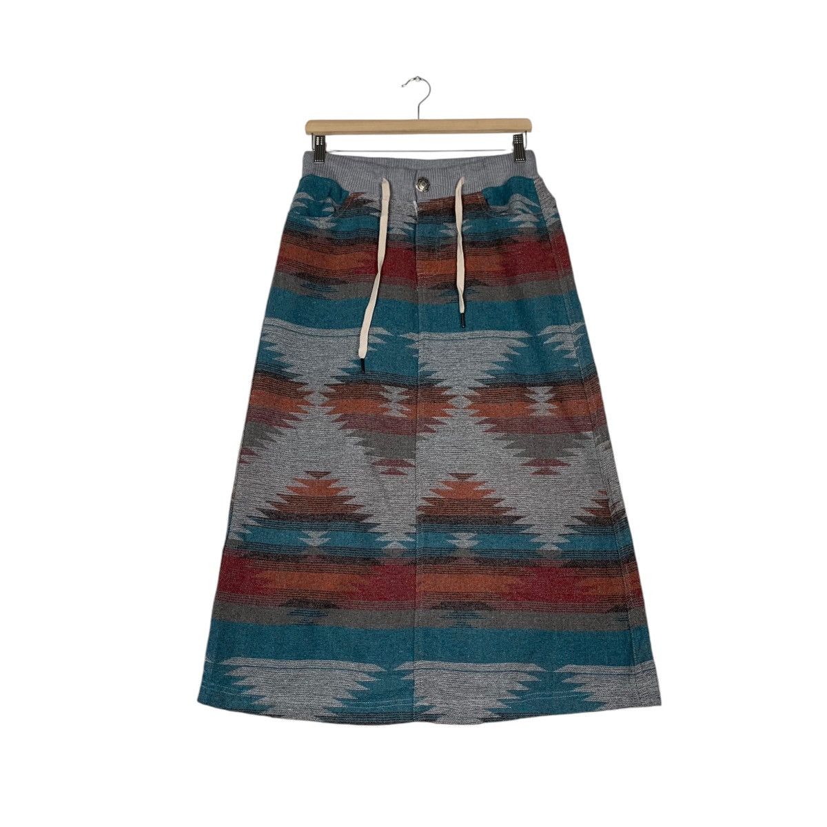 Japanese Brand ANTI BALLISTIC Skirt Navajo Native Aztec Design #1301-C59 Size 28" / US 6 / IT 42 - 1 Thumbnail