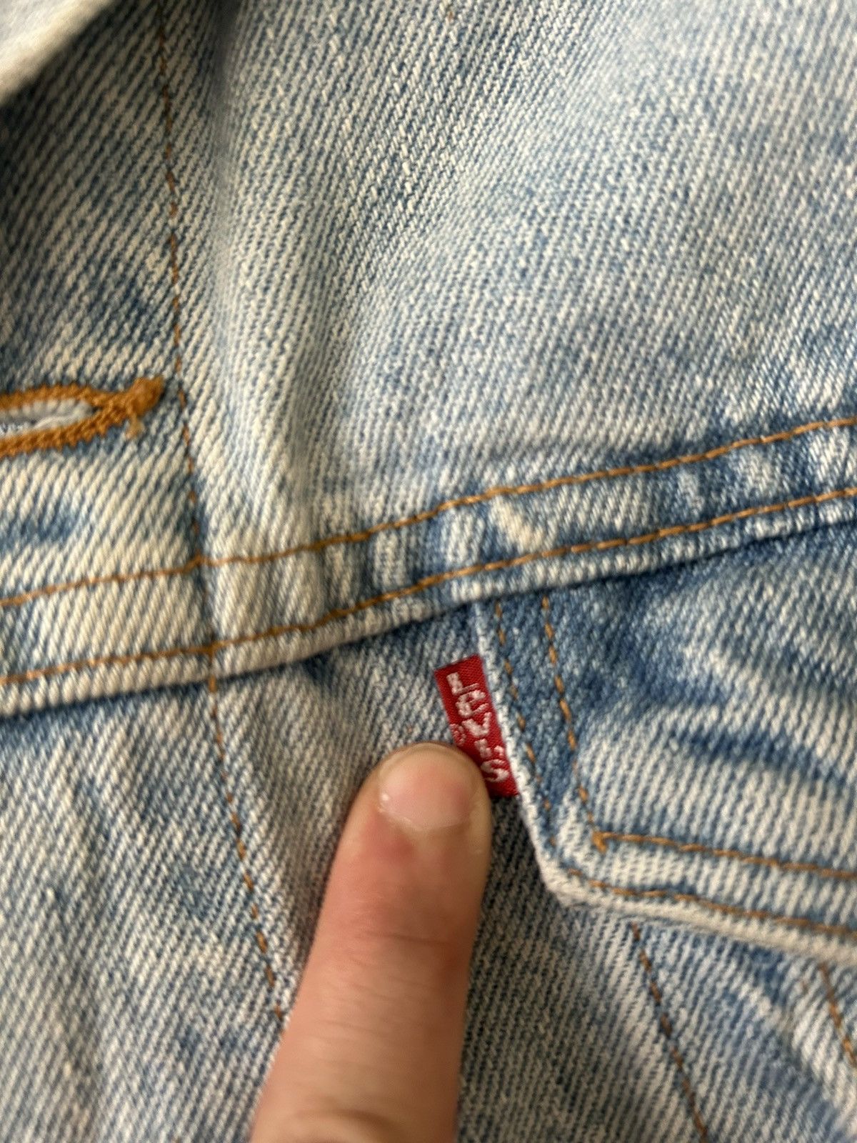 Levi's × Vintage Levis Vintage Denim Jacket Size US M / EU 48-50 / 2 - 4 Thumbnail
