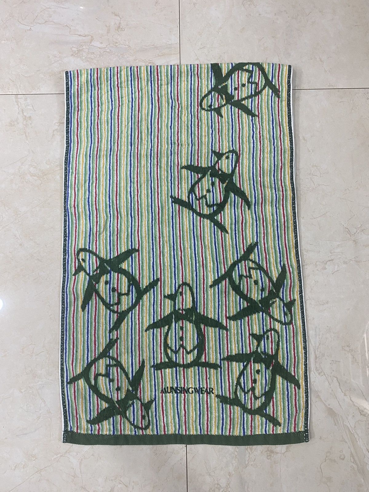 Grand Slam × Vintage VINTAGE MUNSINGWEAR Grandslam Stripes Face / Hand Towel Size ONE SIZE - 3 Thumbnail