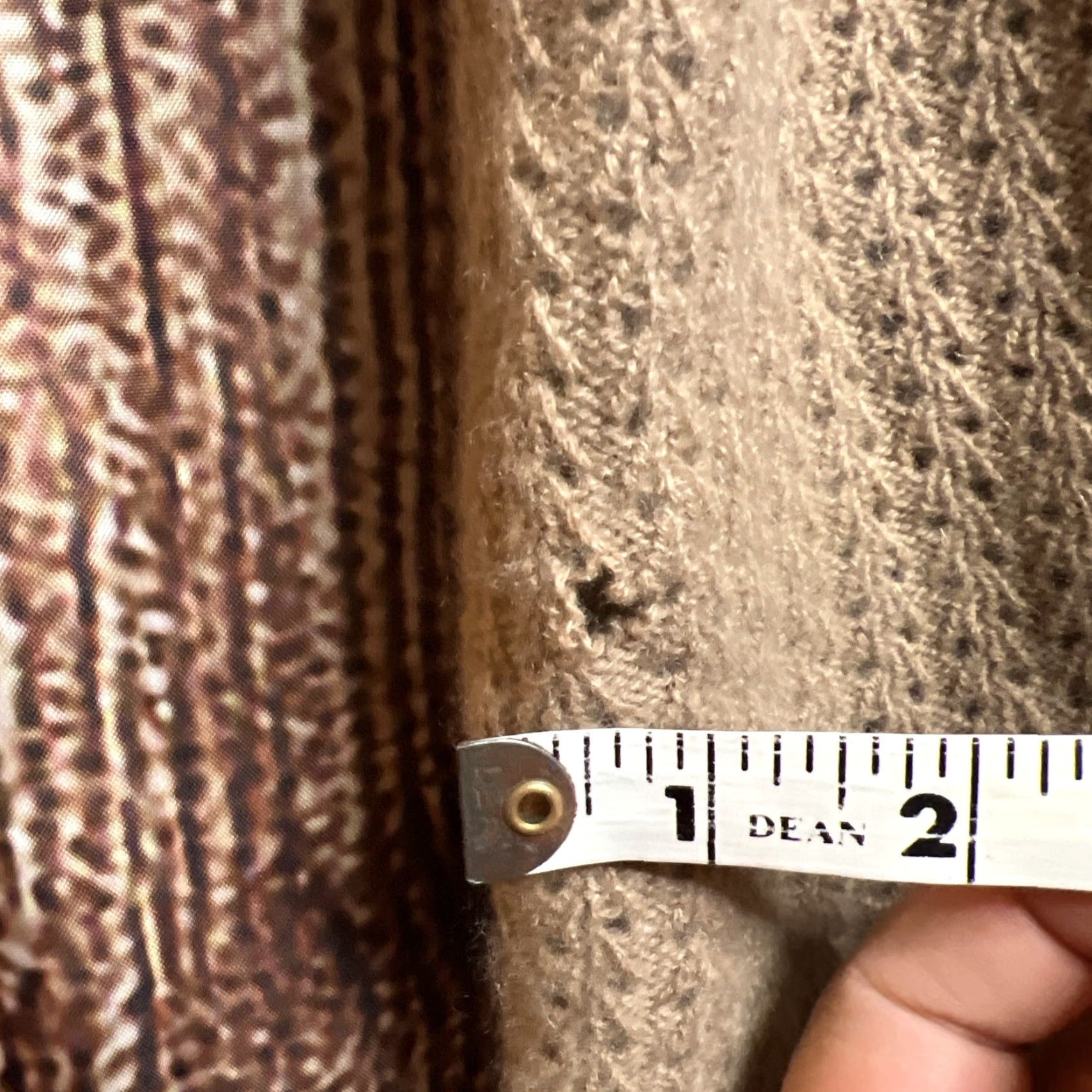 Y/Project The Cashmere Project Women's Cardigan Sweater Brown M Long Sleeve Round Neck Autumn 90s? Size M / US 6-8 / IT 42-44 - 4 Thumbnail
