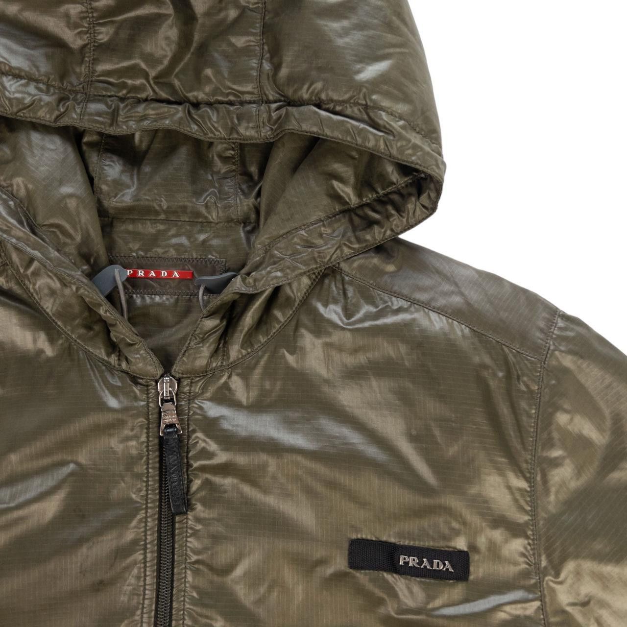 Prada Vintage Prada Zip Up Padded Jacket Size L Size US L / EU 52-54 / 3 - 6 Thumbnail