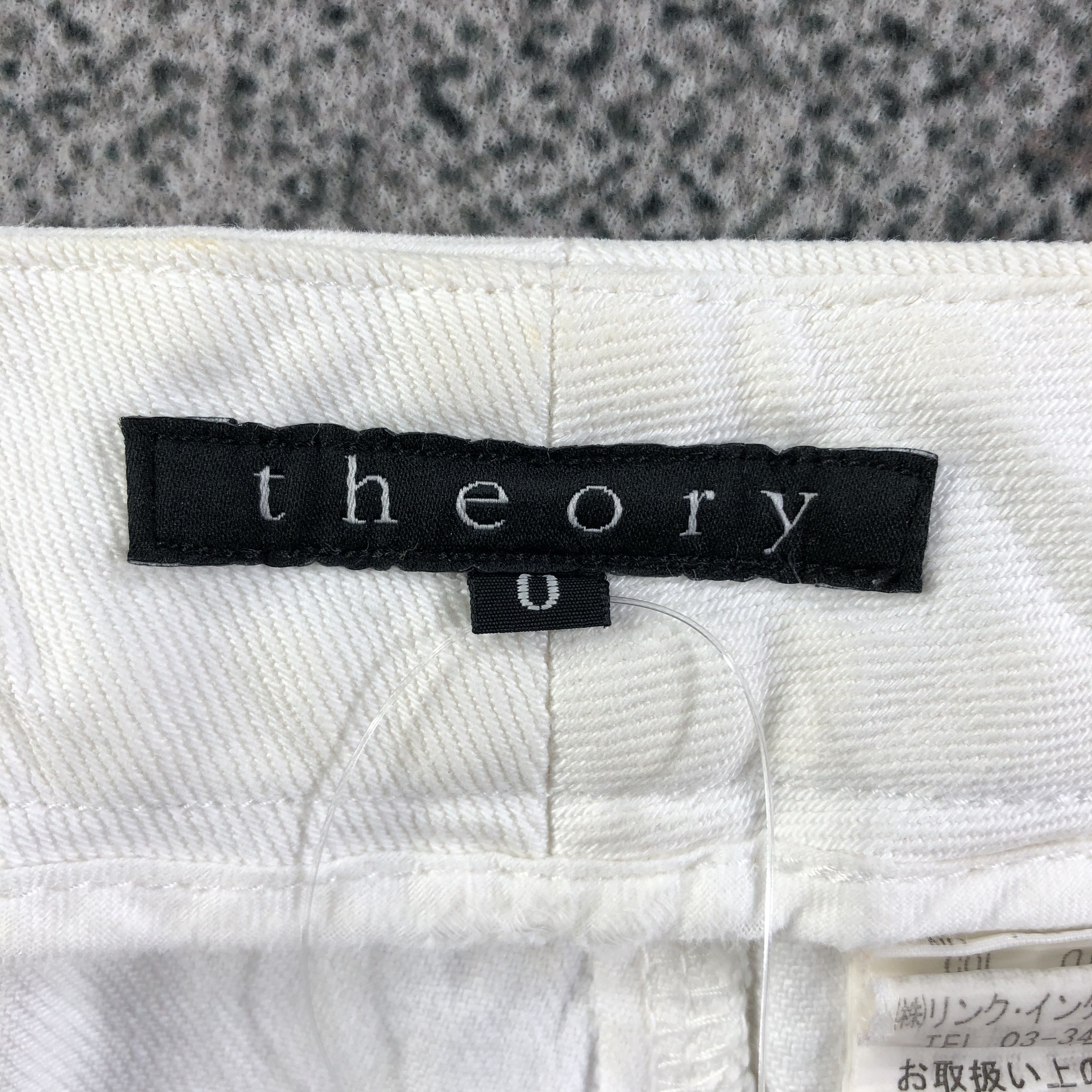 Theory Theory Jeans White Flare Denim KJ1765 Size 29" - 7 Thumbnail