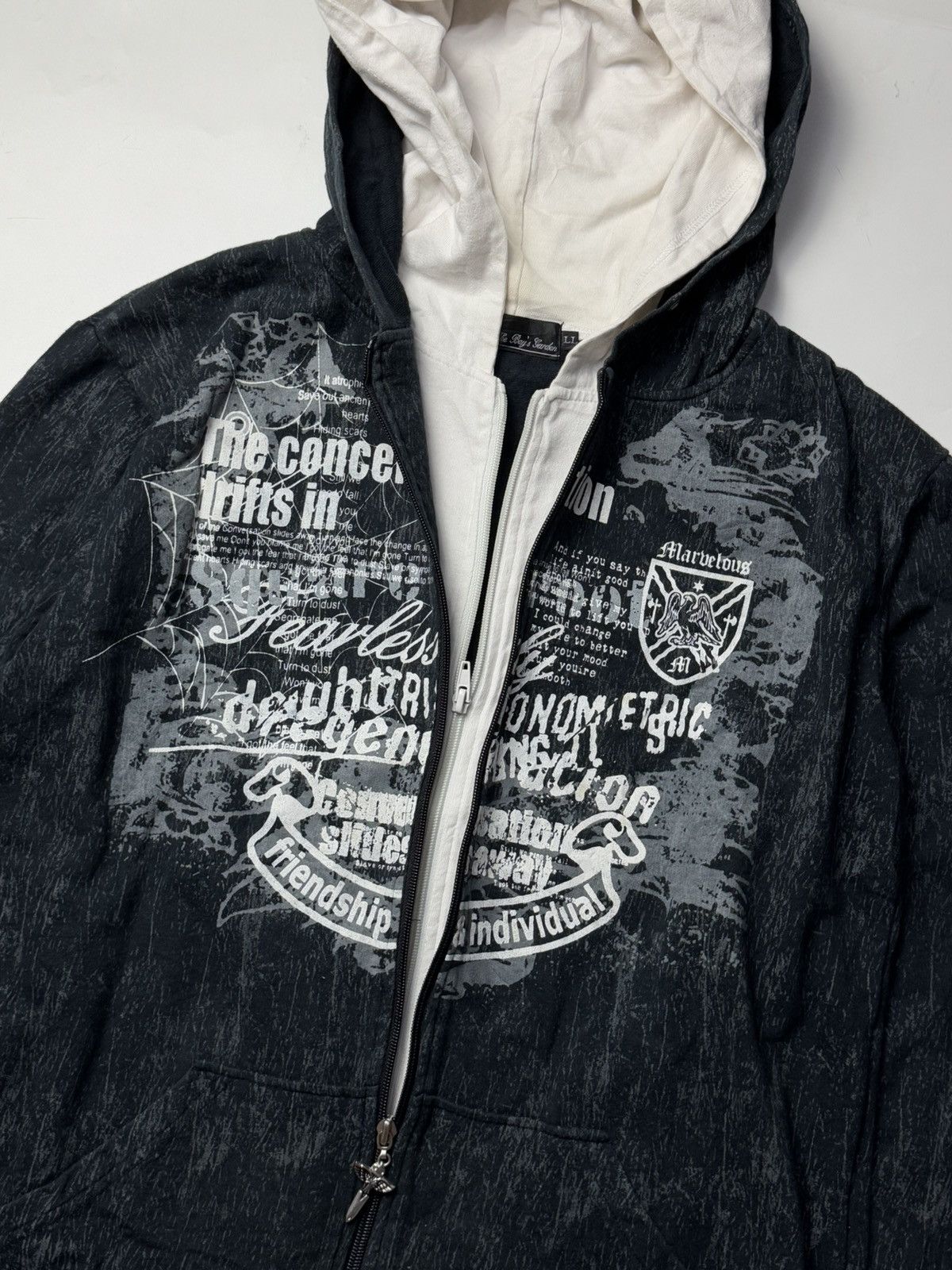 If Six Was Nine Double Layers Spider Poem Japanese Hoodie Size US M / EU 48-50 / 2 - 2 Thumbnail