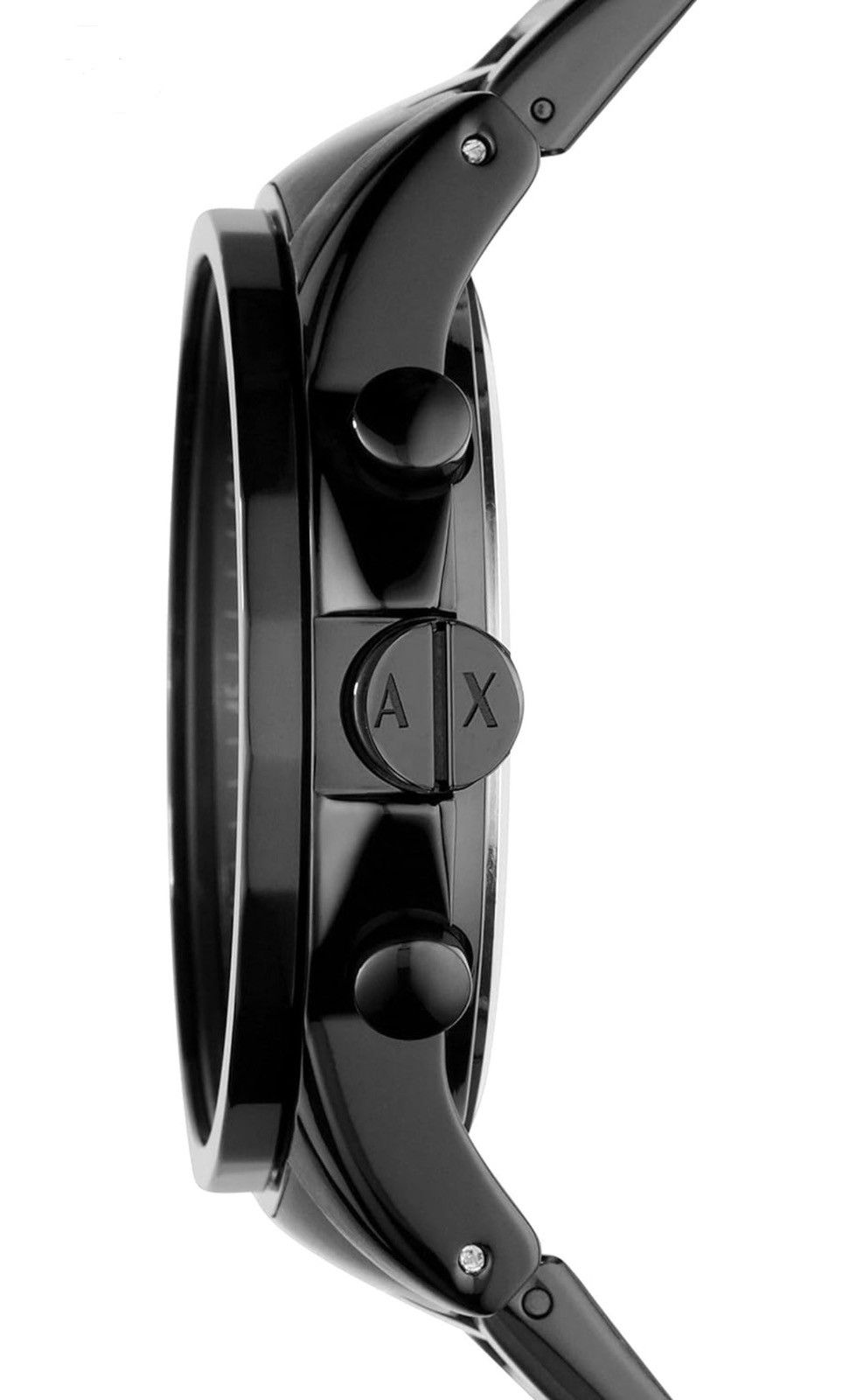 Armani Exchange AX Armani Exchange Chronograph Watch with Rhinestone Design Size ONE SIZE - 12 Thumbnail