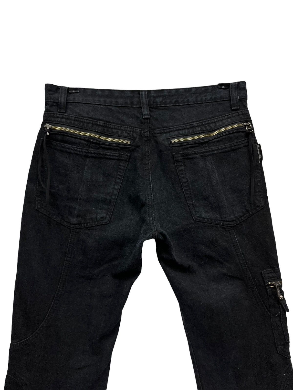 Seditionaries 🔥BERNINGS SHO Punk Bondage Multi Zipper Pocket Denim Cargo Size US 29 - 9 Thumbnail