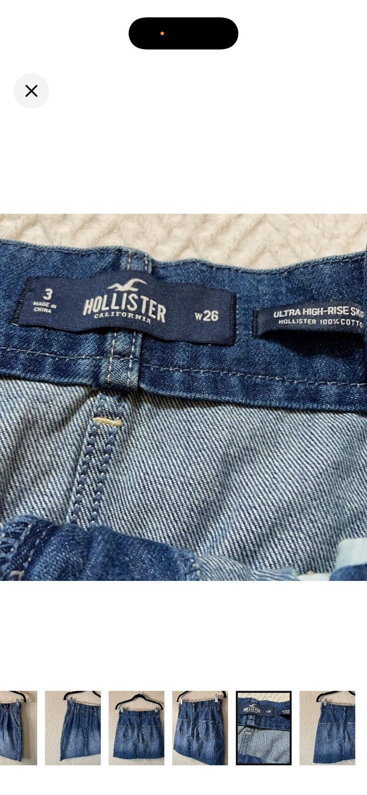 Other (HOLLISTER) ultra high rise skirt Size 26" / US 2 / IT 38 - 6 Thumbnail