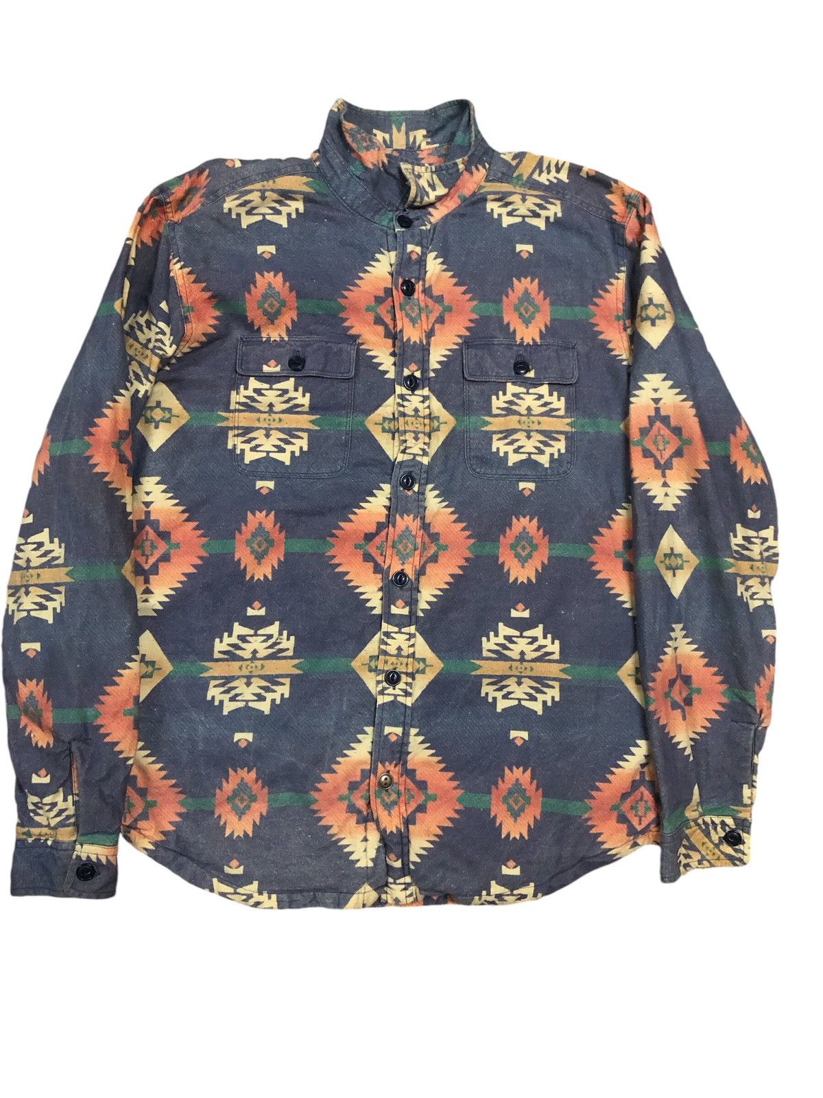 Japanese Brand × Kapital Rosebud Couples Navajo Fleece Lining Button Ups Cozy Jacket Size US M / EU 48-50 / 2 - 1 Thumbnail
