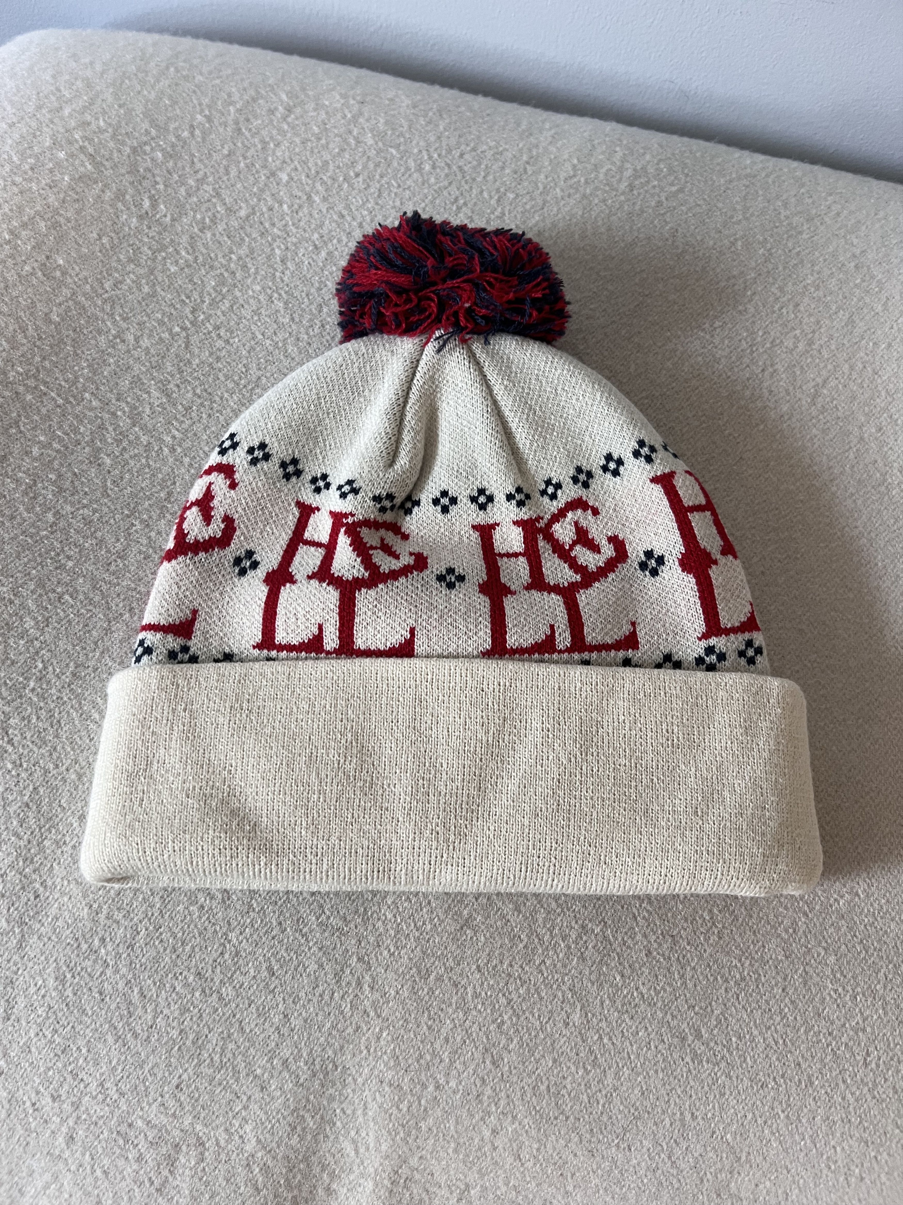 Fuck The Population FTP Hell Bom Beanie in Cream Size ONE SIZE - 2 Thumbnail