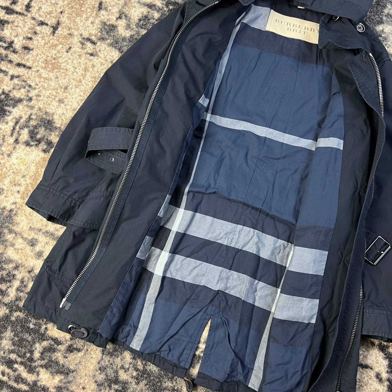 Burberry Burberry Brit Nova Check Rare Coat Luxury Y2K Style Size L / US 10 / IT 46 - 9 Thumbnail