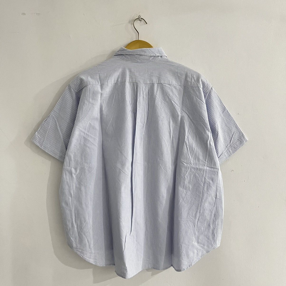 Japanese Brand Lab Studio - Striped Cityboy Oversized Shirt Size US L / EU 52-54 / 3 - 5 Thumbnail