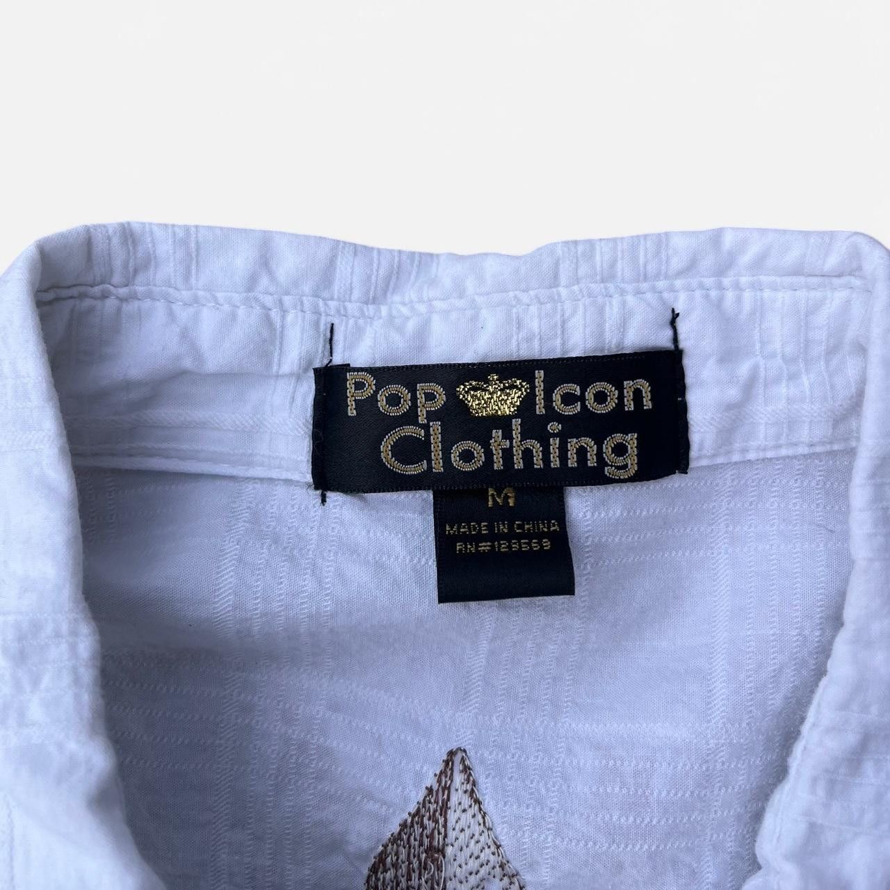 Other Sick y2k grunge style button-up with embroidery Size US M / EU 48-50 / 2 - 4 Thumbnail
