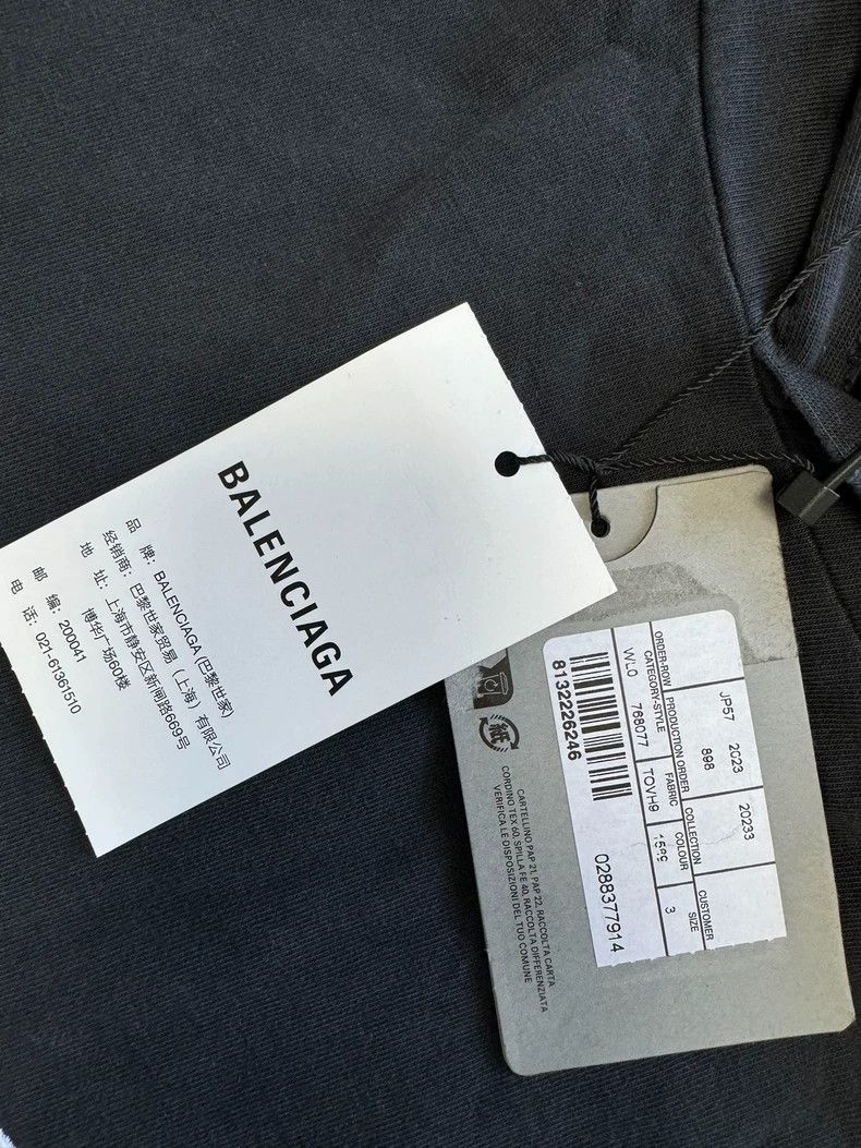 Balenciaga Balenciaga Relaxed fit hooded letter print sweatshirt, wom Size L / US 10 / IT 46 - 3 Thumbnail