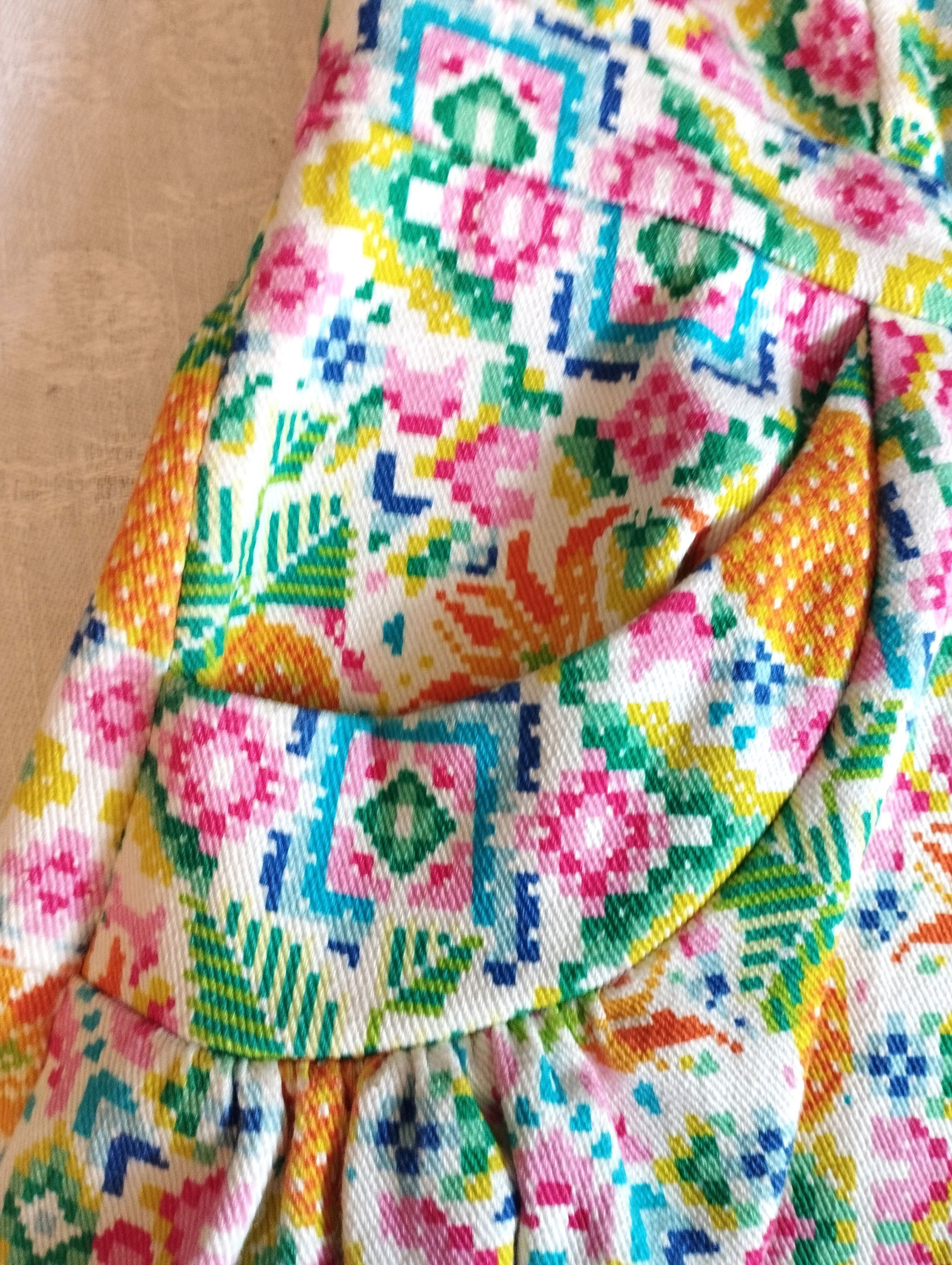 Designer Manoush Robe Pineapple TXS Size XS / US 0-2 / IT 36-38 - 9 Thumbnail