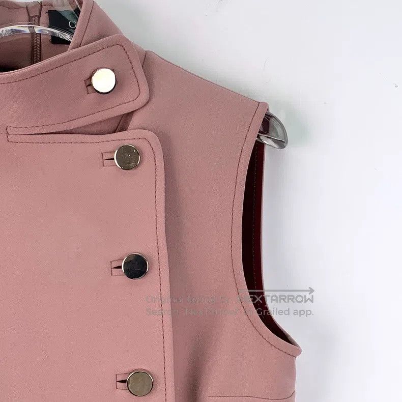 Gucci Gucci Pink single-breasted sleeveless tweed dress Size XS / US 0-2 / IT 36-38 - 3 Thumbnail