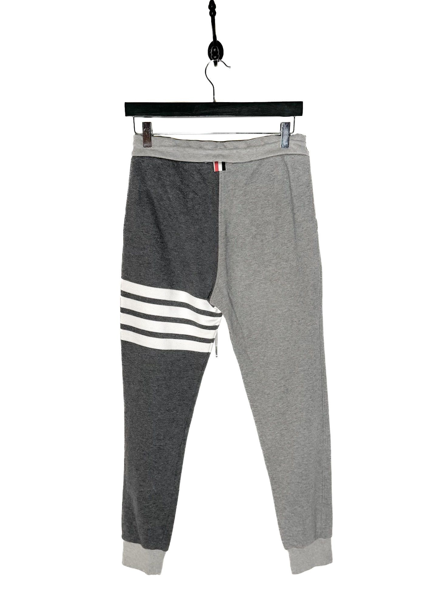 Thom Browne Thom Browne Grey Colorblock 4-bar Sweatpants Size 26" / US 2 / IT 38 - 3 Thumbnail