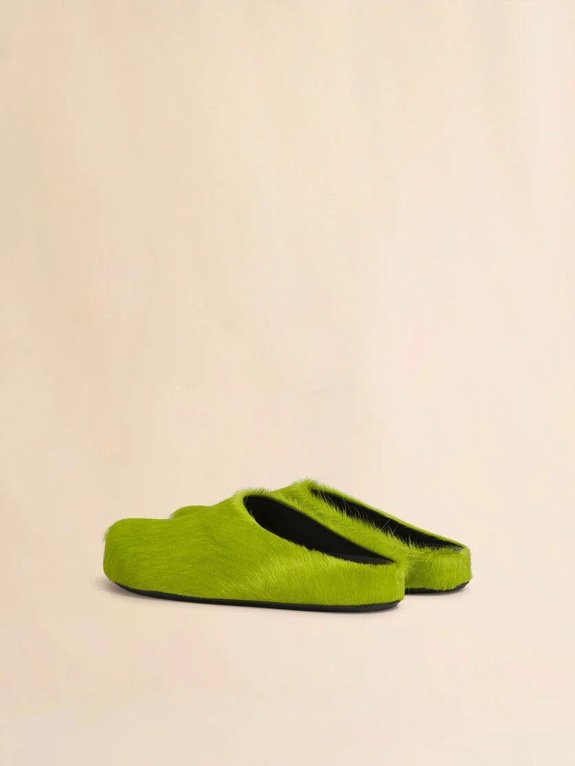 Marni o1w1db10426 Long-Haired Calfskin in Green Size US 9 / EU 42 - 5 Thumbnail