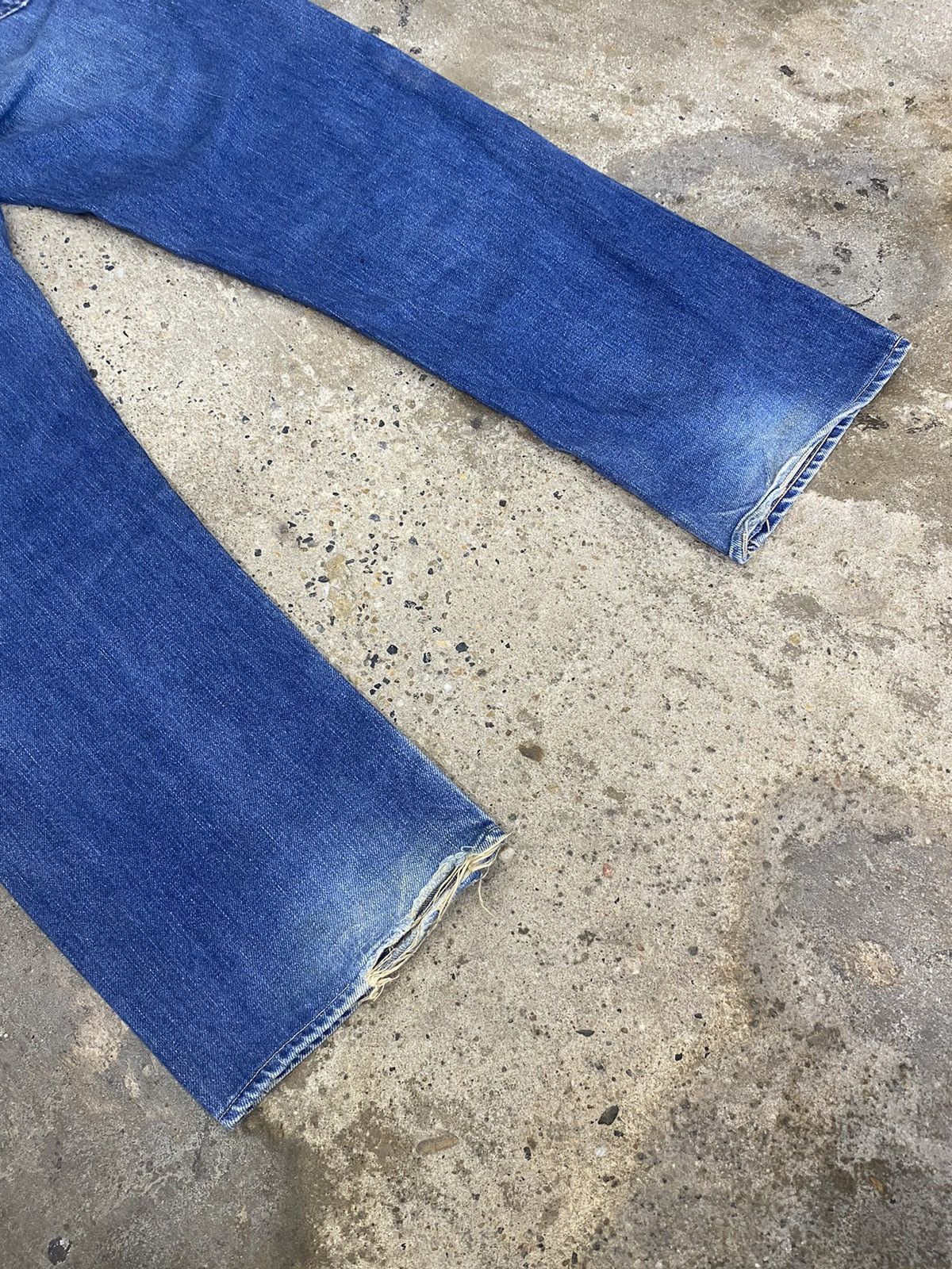 Japanese Brand × Vintage HR iron selvegde blue jeans wash japanese brand Size US 29 - 10 Thumbnail
