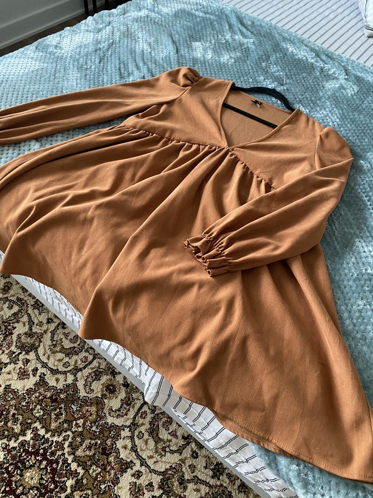 Shein Shein Curve Dress Women M Long Sleeve V-Neck Flowy Comfy Size M / US 6-8 / IT 42-44 - 5 Thumbnail
