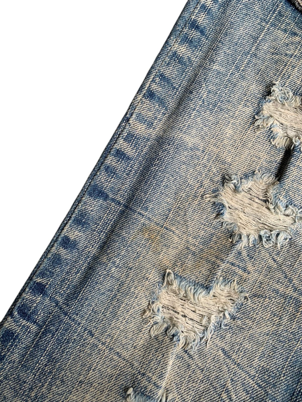 Other 💥 Vintage 90s Style Hyper Beach Stone Wash Patch Jeans Rare Size US 31 - 20 Thumbnail