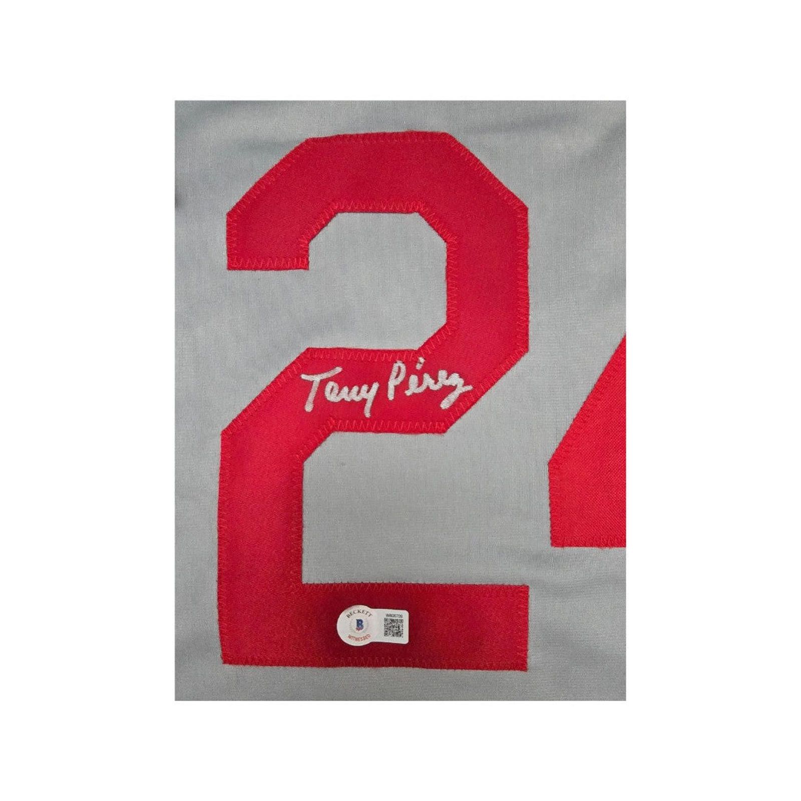 Other Signed Tony Perez Cincinnati Baseball Jersey Beckett COA Size ONE SIZE - 4 Thumbnail