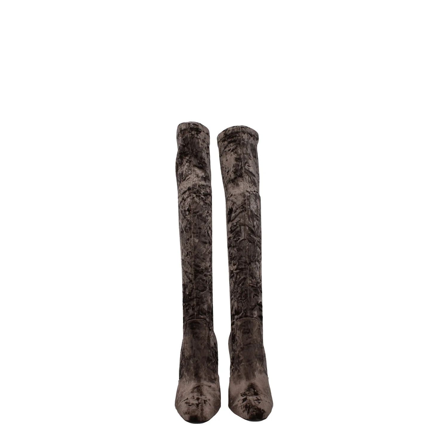Saint Laurent Paris ob1o1e1124 Velvet Boots in Grey Size US 10 / IT 40 - 3 Thumbnail