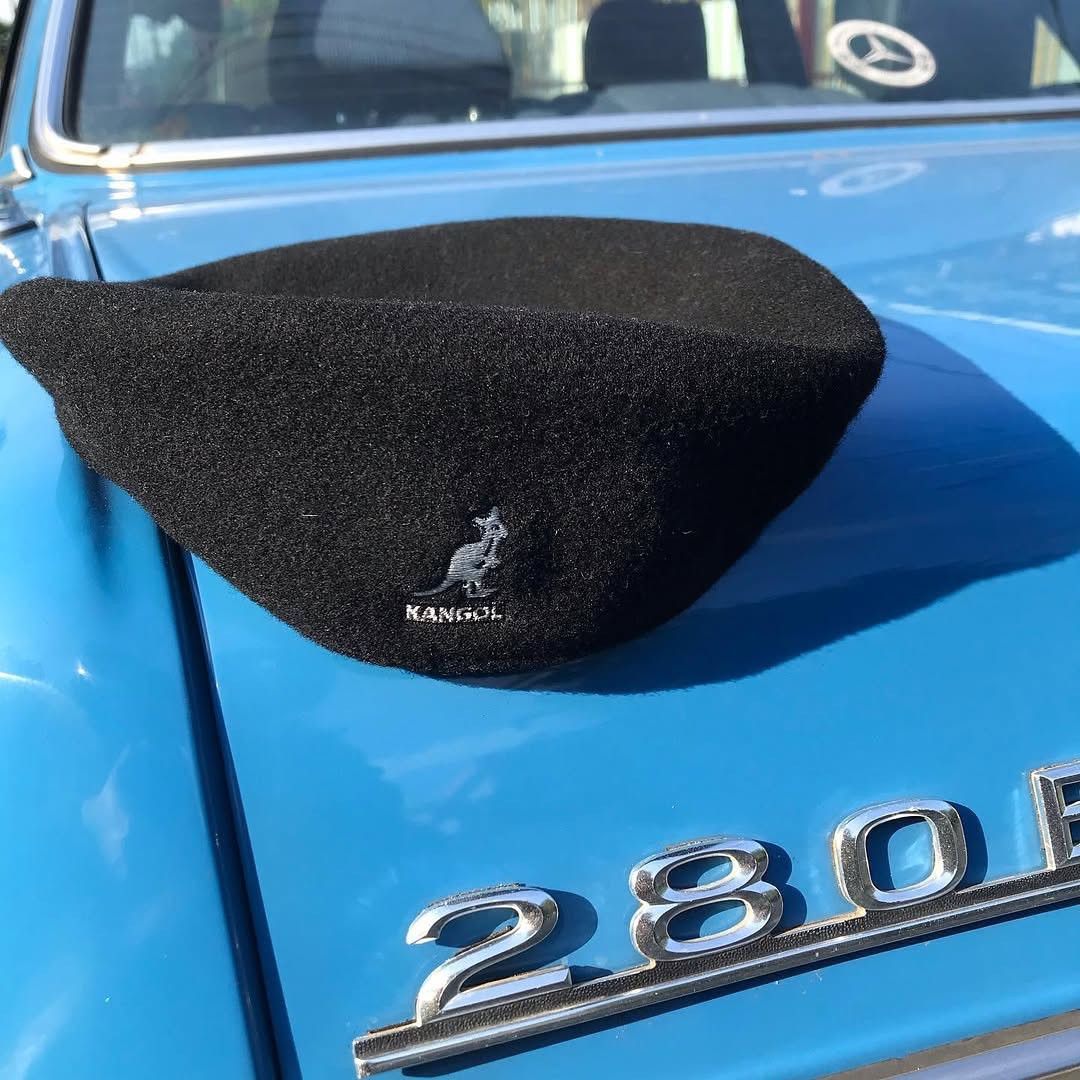 Kangol Vintage Kangol Wool Flatcap Black Flatcap newsboy cap Size L Size ONE SIZE - 1 Thumbnail