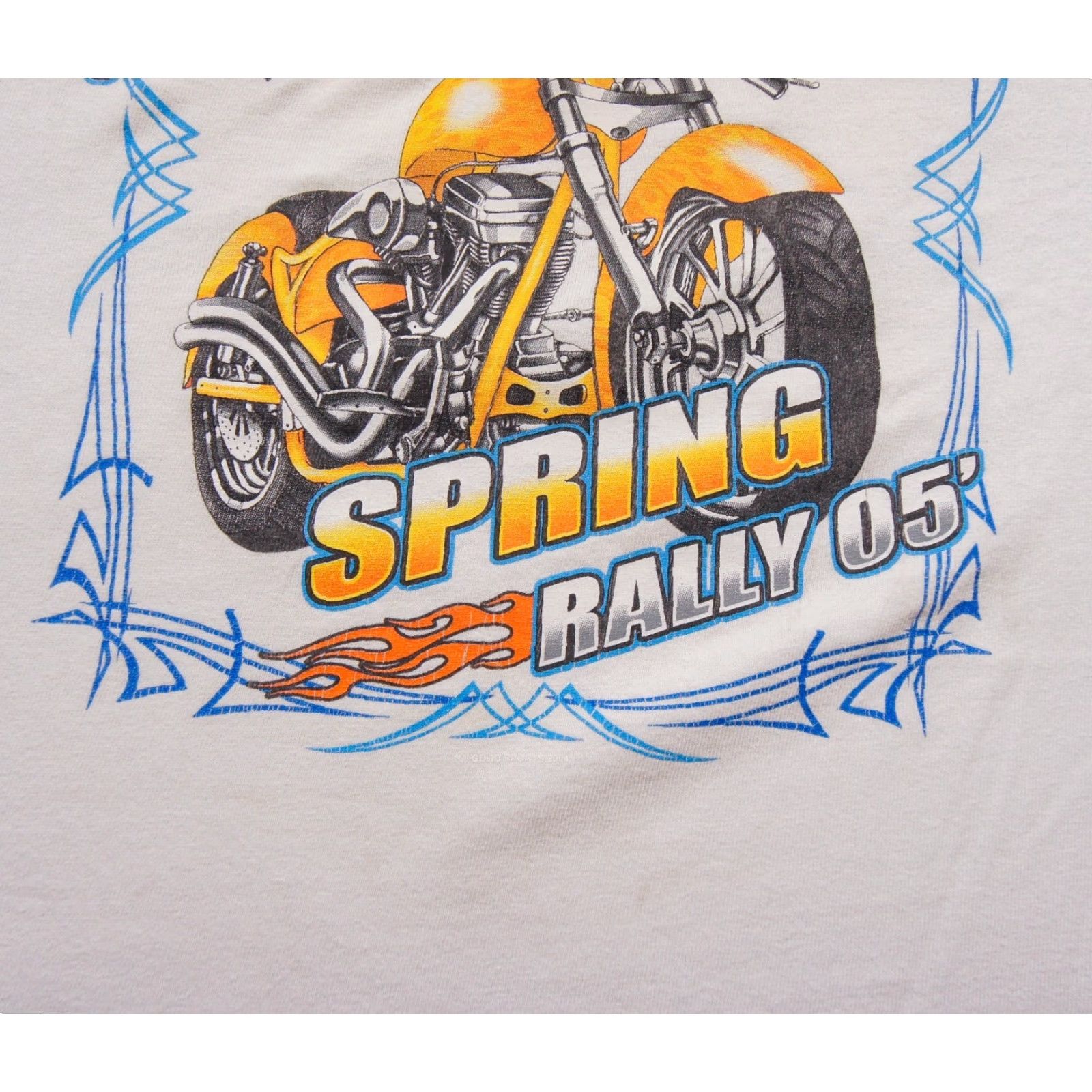 Jerzees VINTAGE Myrtle Beach Spring Rally Shirt Mens 2XL White Motorcycle Tee 2005 Y2K JERZEES Shirt Mens 2XL White Motorcycle Tee 2005 Y2K Size US XXL / EU 58 / 5 - 3 Thumbnail