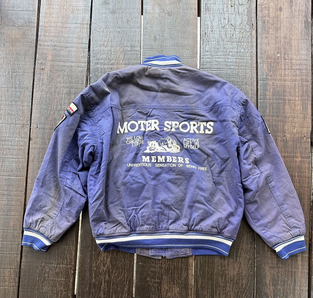 Vintage Vintage retro racing team motocycle jacket Size US L / EU 52-54 / 3 - 2 Thumbnail