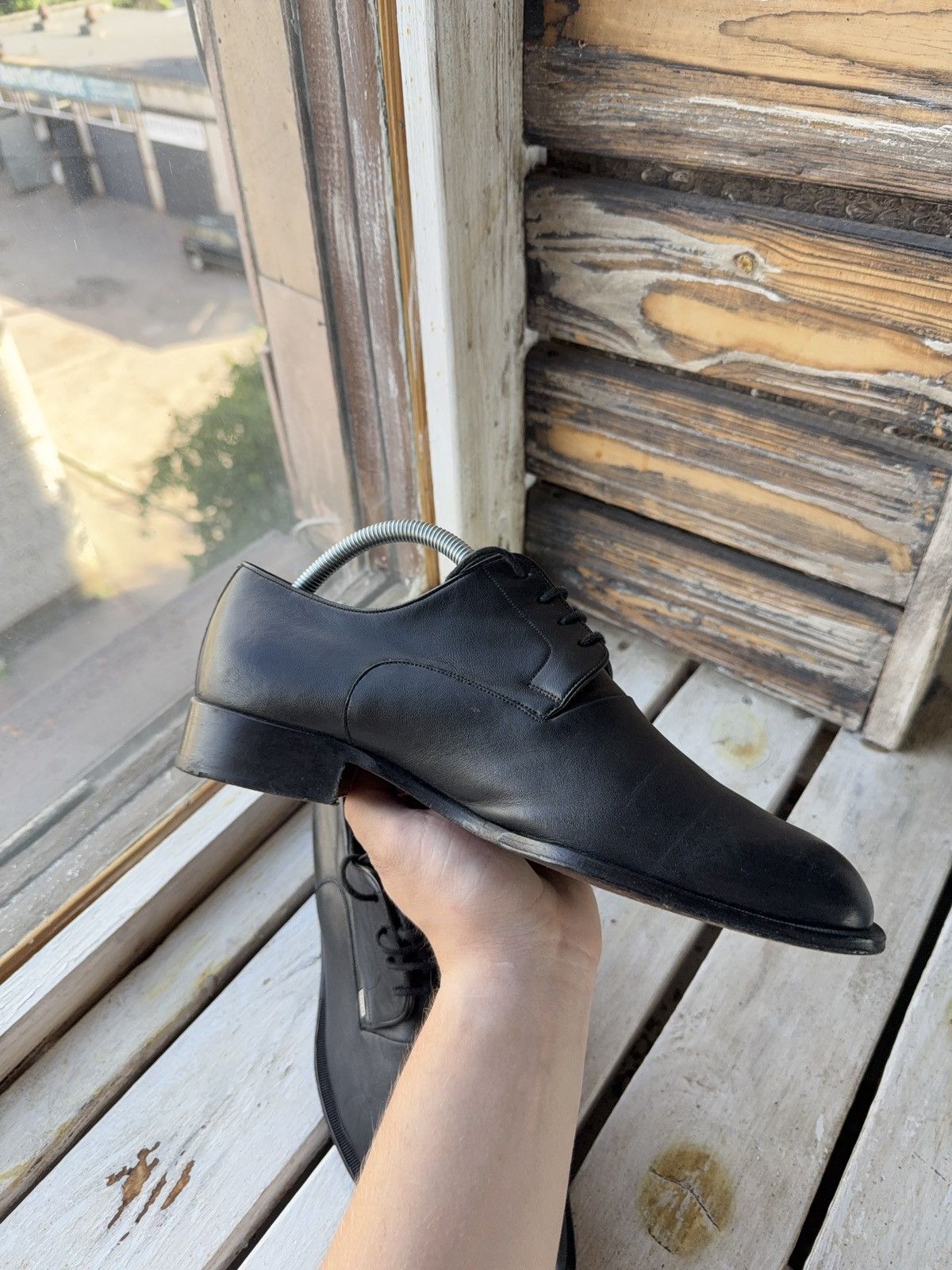 Bally Bally Styleflex Black Leather Derby Shoes –8.5 UK / 9.5 US Size US 9.5 / EU 42-43 - 9 Thumbnail