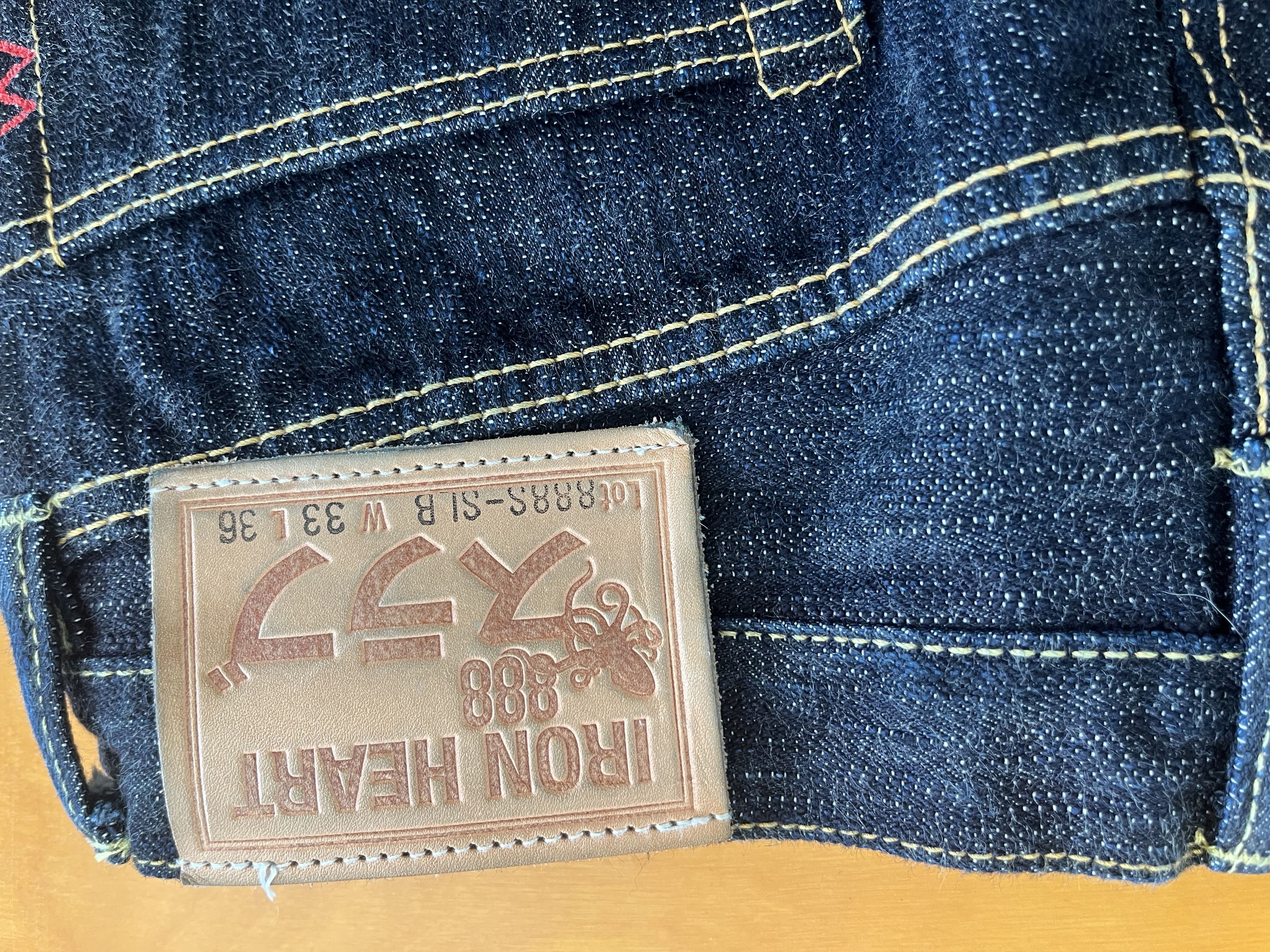 Iron Heart Iron Heart 888S- SLB W33 L31 Size US 33 - 12 Thumbnail