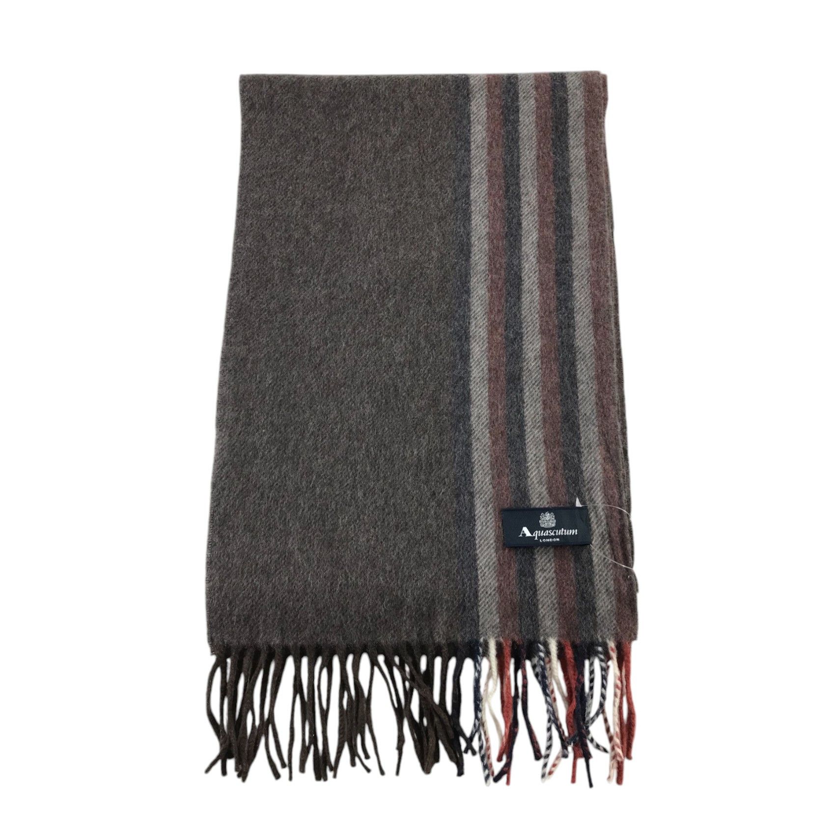 Aquascutum × Vintage Aquascutum Scarf / Muffler / Neckwear - WW2192 Size ONE SIZE - 2 Thumbnail