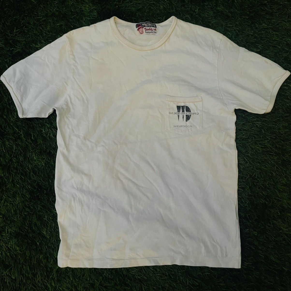image of Avant Garde x Made In USA 60’ Glad Hand Looney Tunes Ringer Tee in White, Men's (Size Medium)