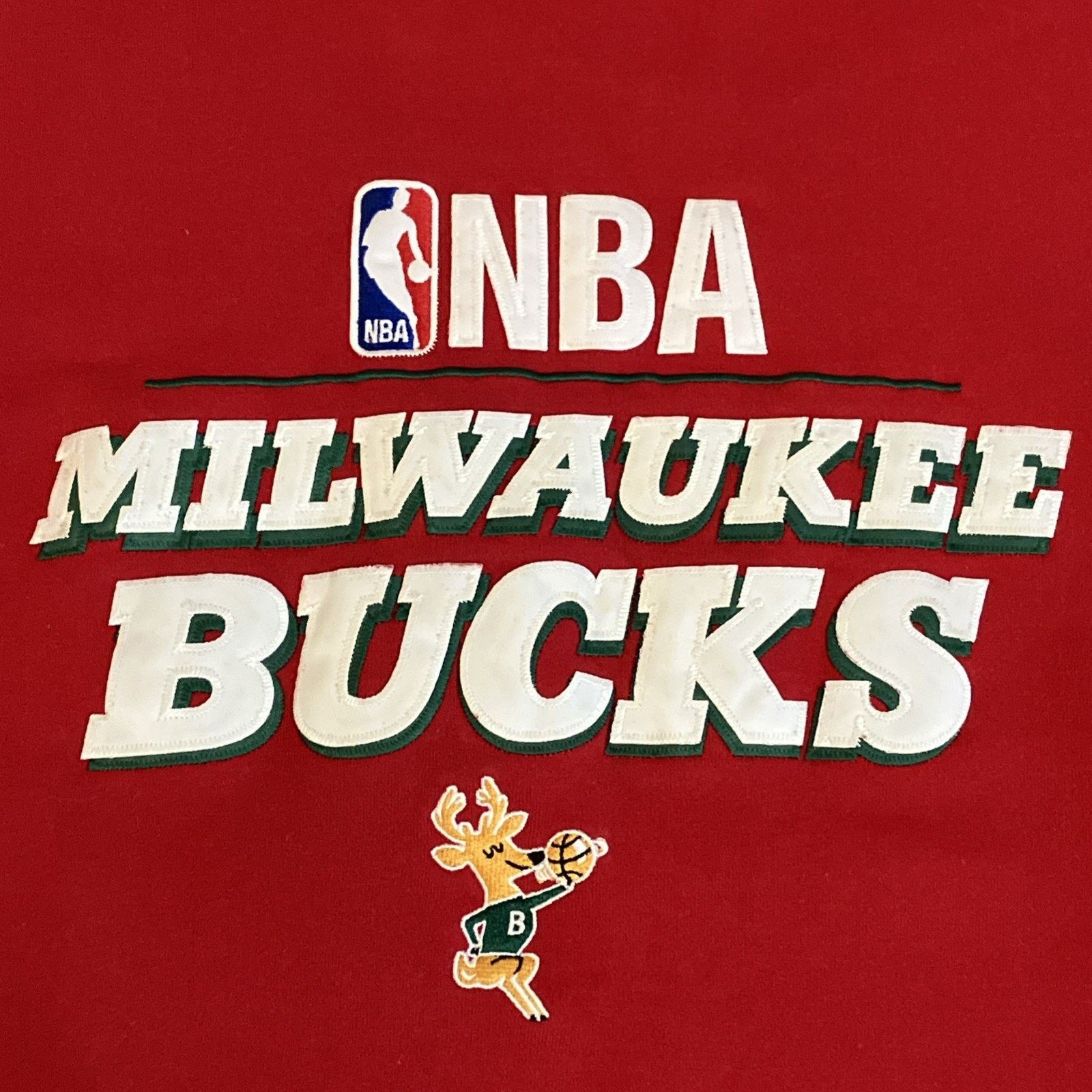 Mitchell & Ness Vtg Milwaukee Bucks Sweatshirt Mens 3XL Embroidered Crewneck Size US XXL / EU 58 / 5 - 2 Thumbnail