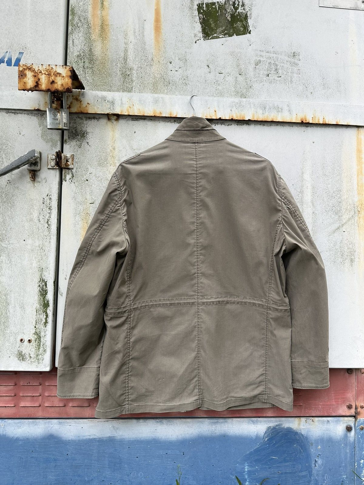 Vintage 👹Vintage Intermezzo Olive Green Chore Jacket Size US L / EU 52-54 / 3 - 9 Thumbnail
