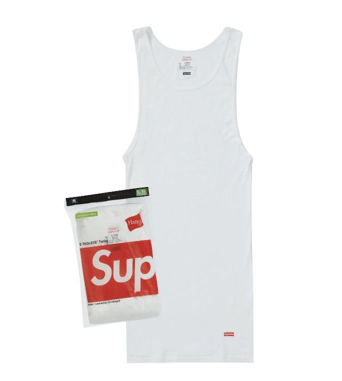 Supreme Supreme Hanes Tank Top Size US S / EU 44-46 / 1 - 3 Thumbnail