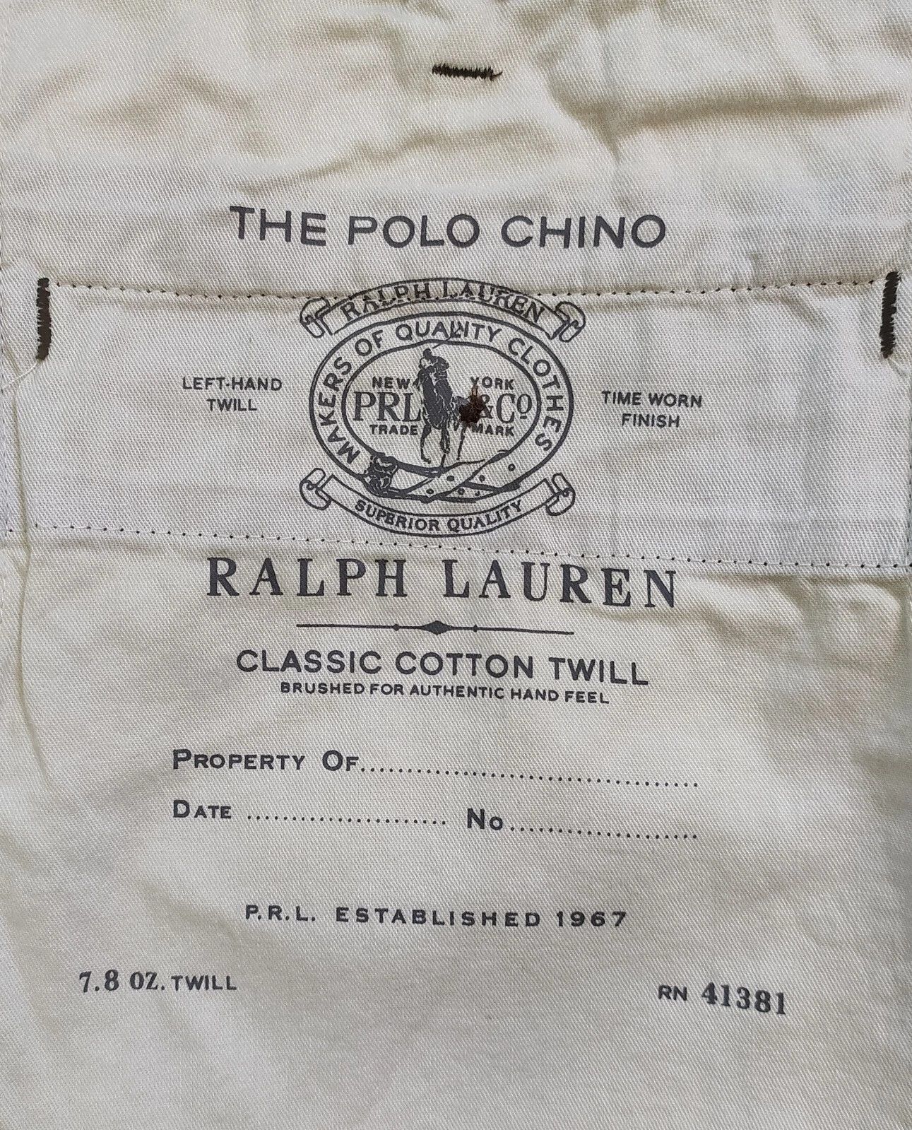 Polo Ralph Lauren Polo Ralph Lauren Classic Fit Chino Pant ATP 0118 Size US 38 / EU 54 - 7 Thumbnail
