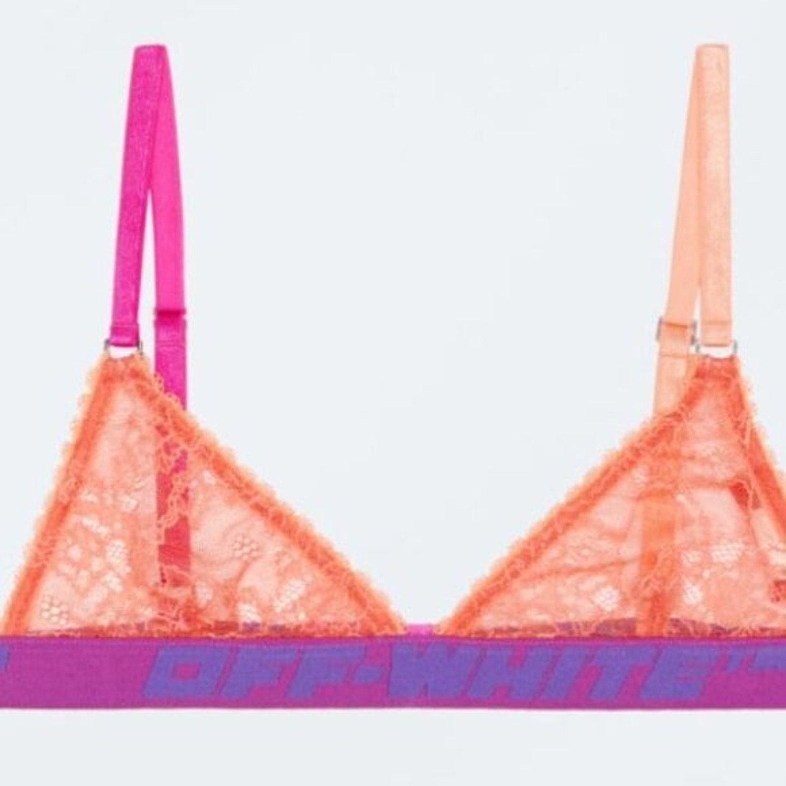 Off-White Off White Lace bra Salmon pink M Size ONE SIZE - 4 Thumbnail