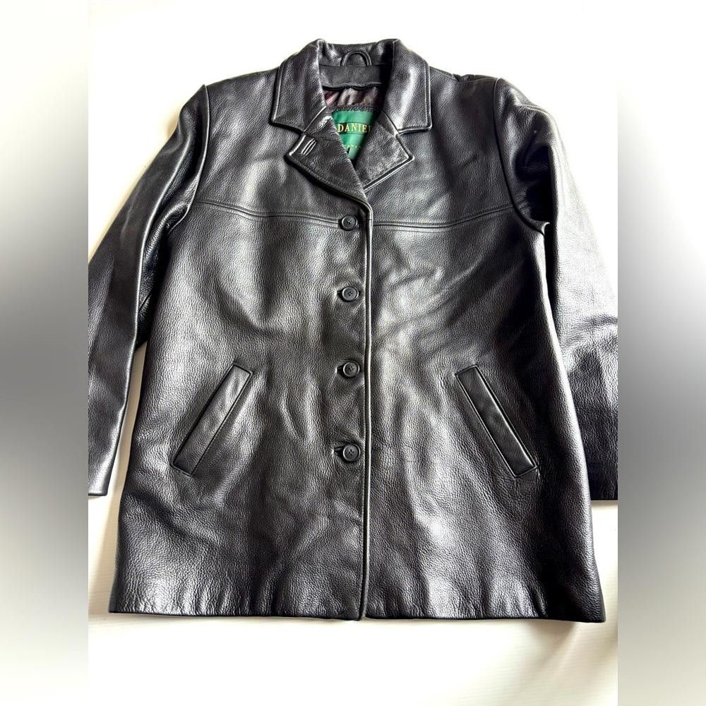 Danier Danier Women's Black Leather Jacket Size S / US 4 / IT 40 - 1 Thumbnail