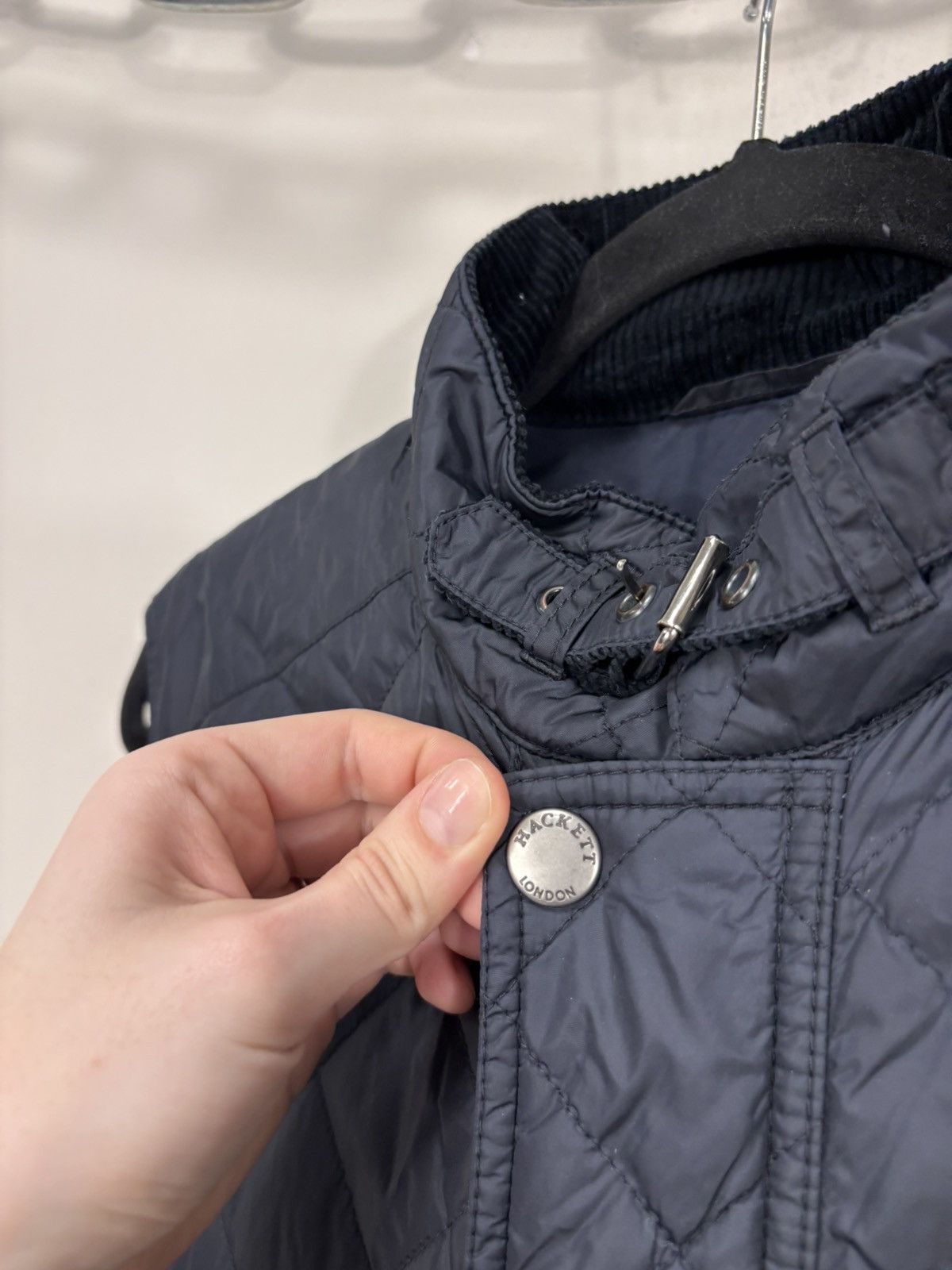 Hackett Hackett London Men’s Navy Blue Quilted Vest Gilet Jacket Size US M / EU 48-50 / 2 - 10 Thumbnail