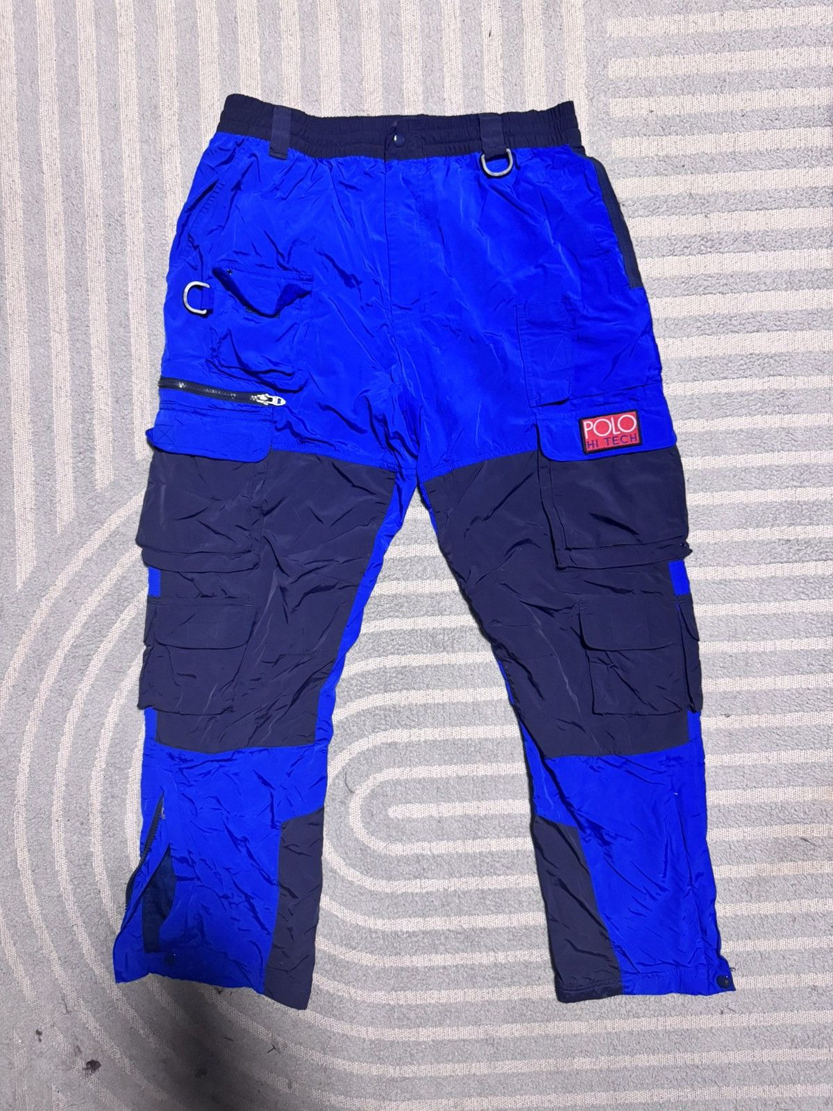 Polo Ralph Lauren RARE 2010s Polo Hi-Tech Nylon Pants Size US 36 / EU 52 - 1 Thumbnail